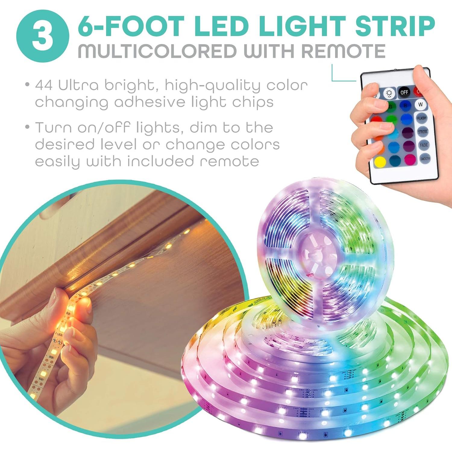 Kit de Estudio Aduro U-Stream con Luz de Anillo y LED 1.83m