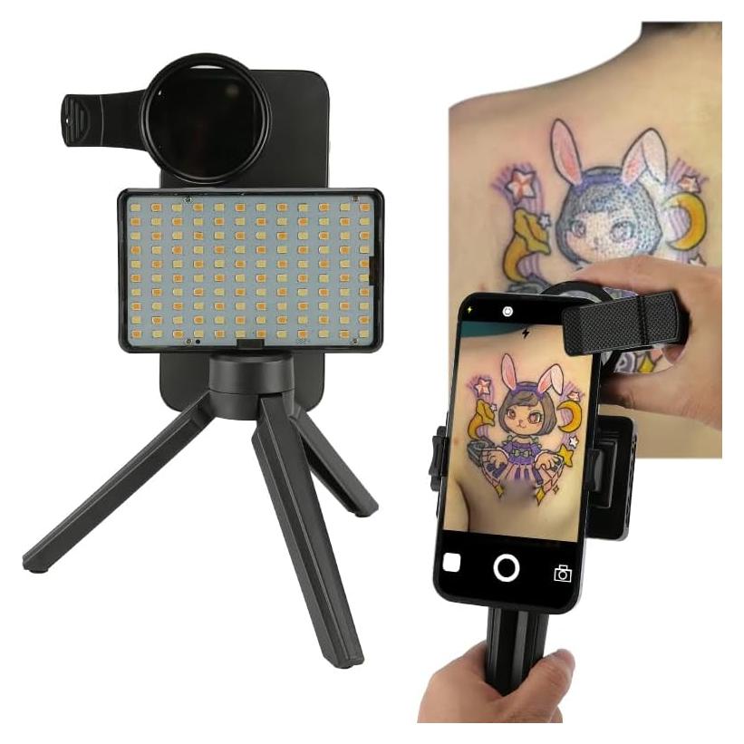 Luz de Relleno para Tatuaje PWRNTGE 3100mAh Portátil