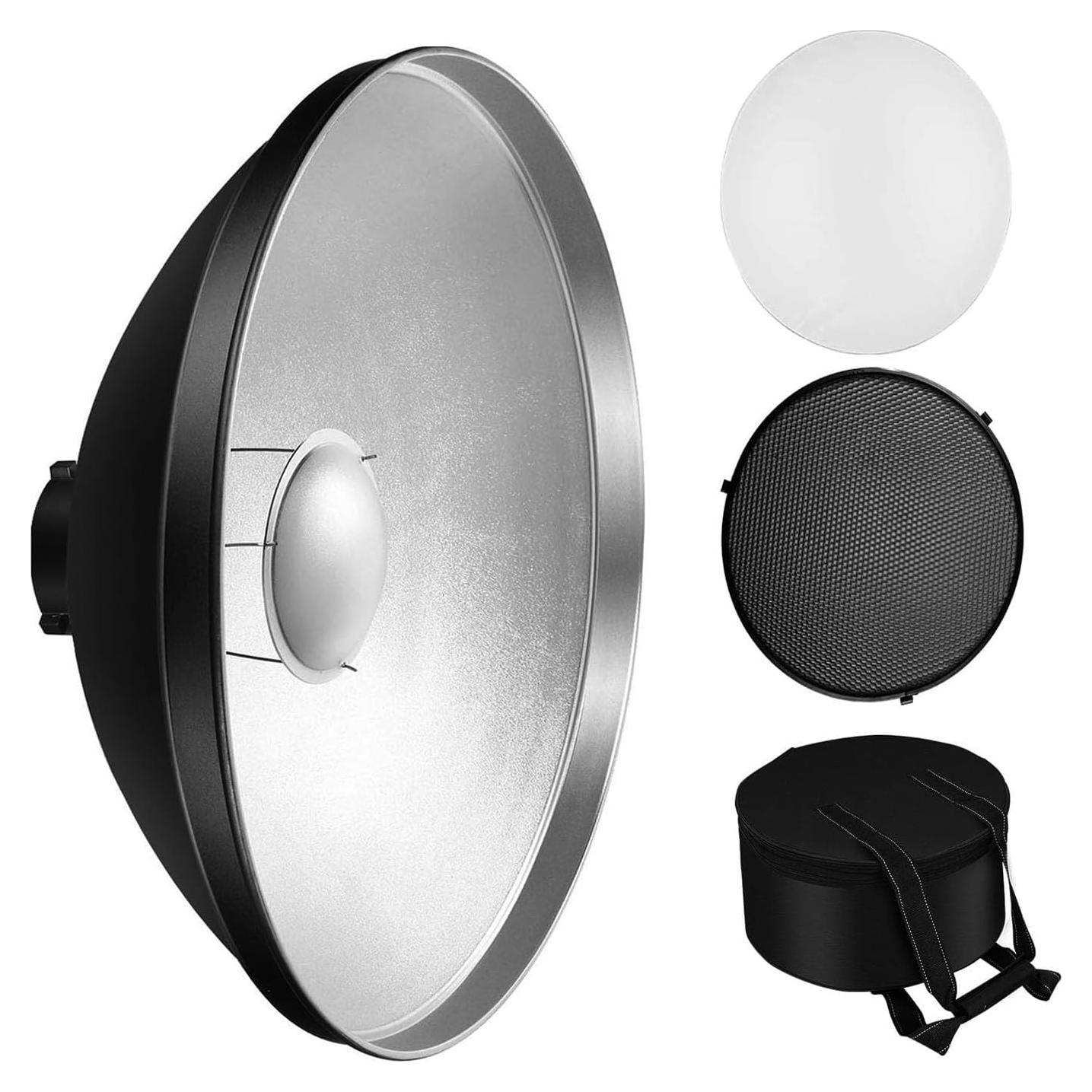 Plato de Belleza Reflector YUOCU 30cm con Montaje Bowens