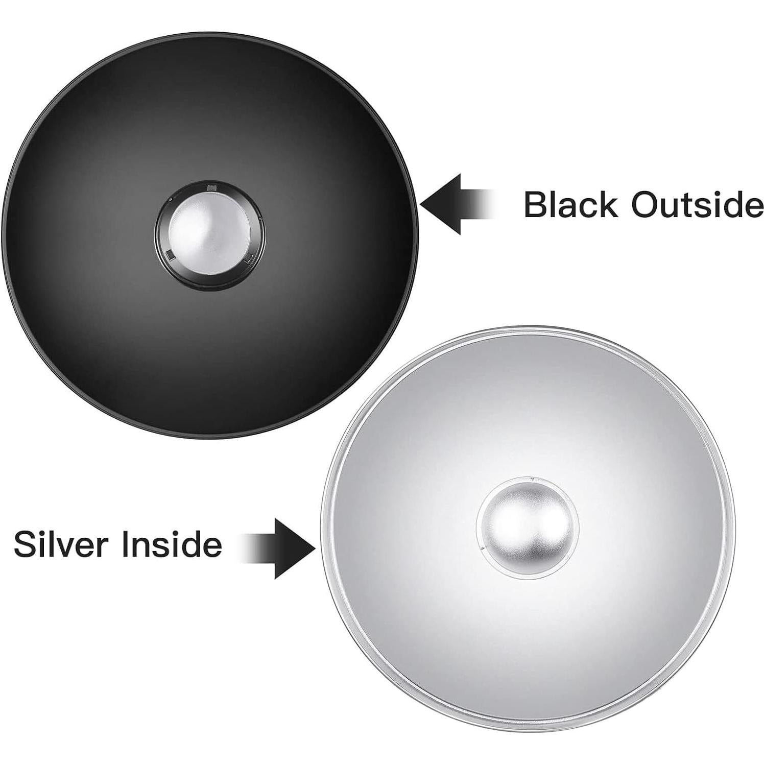 Plato de Belleza Reflector YUOCU 30cm con Montaje Bowens