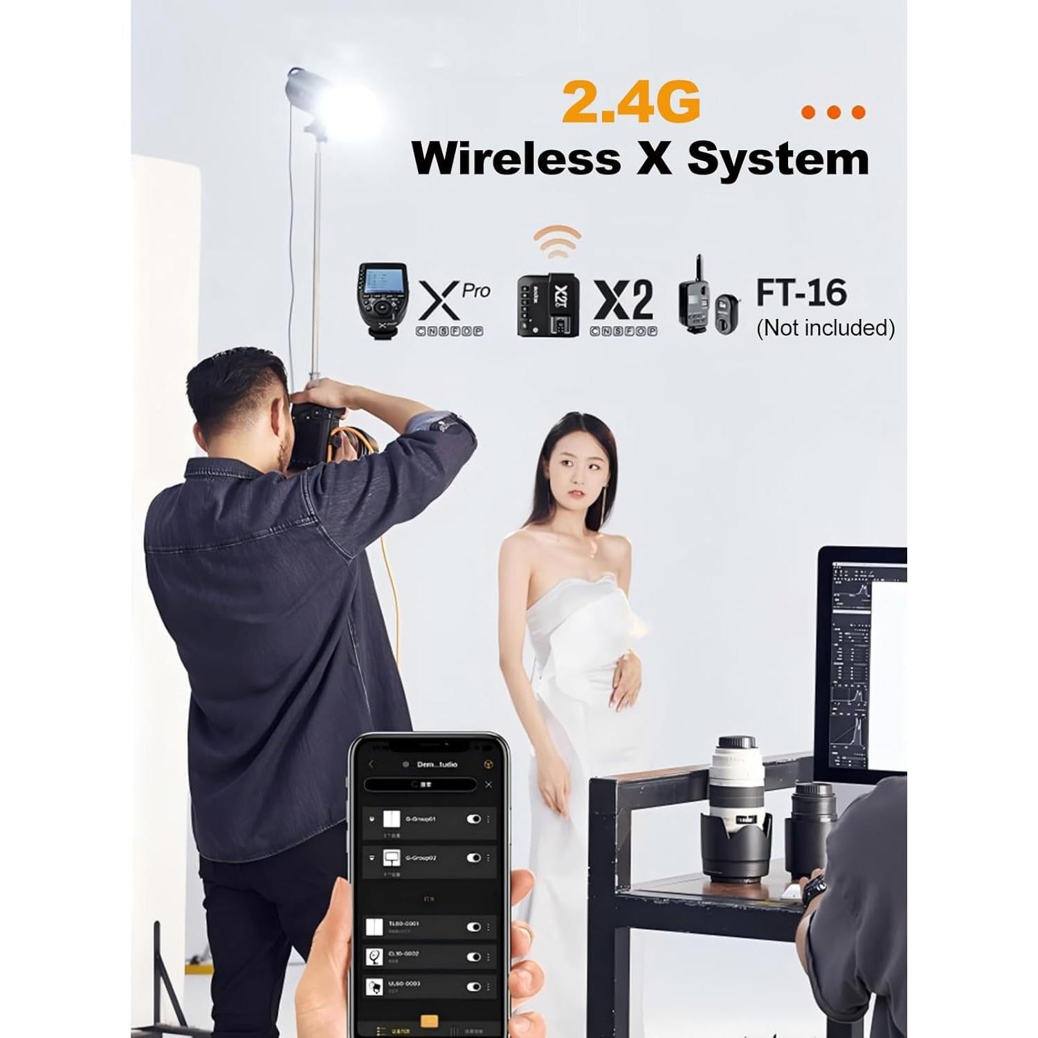 Kit de Fotografía Godox DP600III-V con Softbox y Soporte