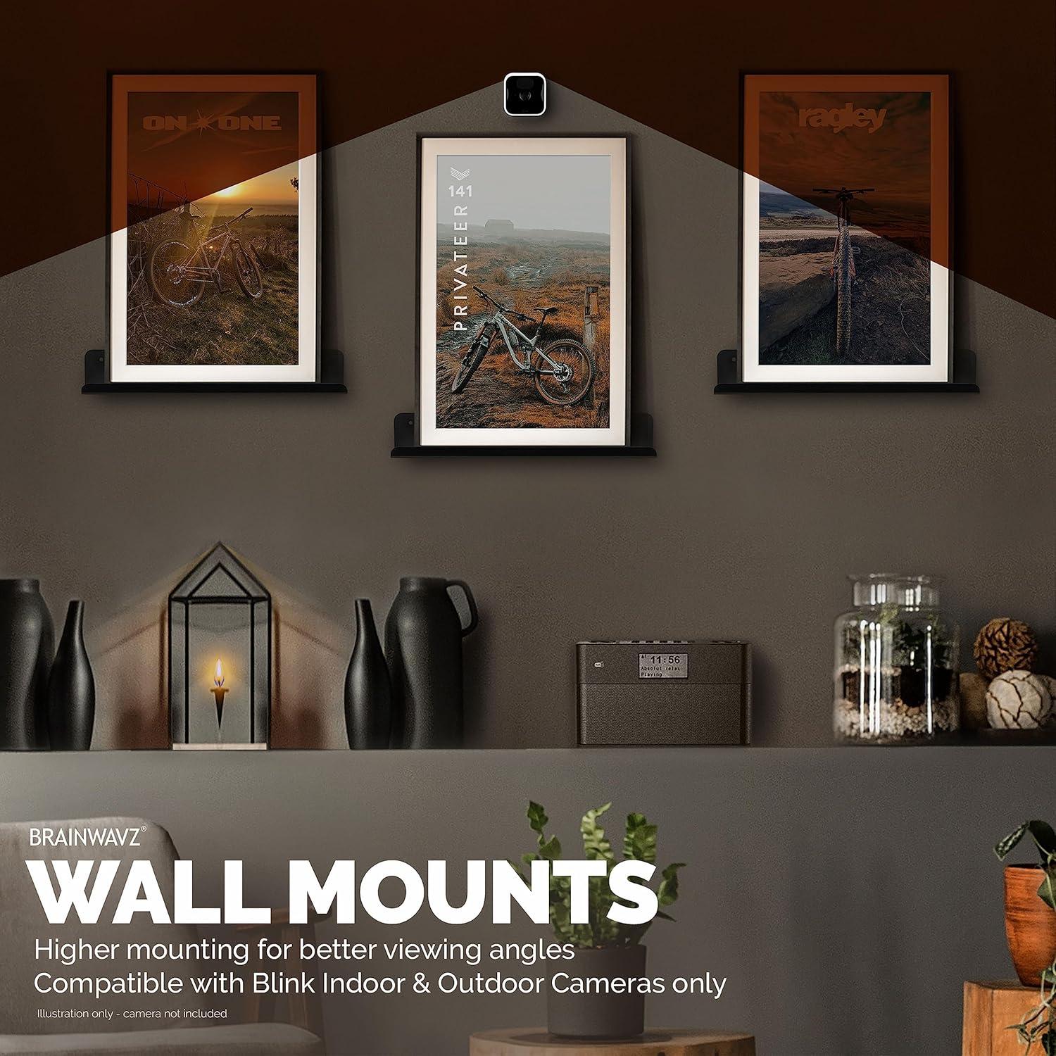 Soporte Adhesivo BRAINWAVZ para Cámara Blink 2 Paquetes