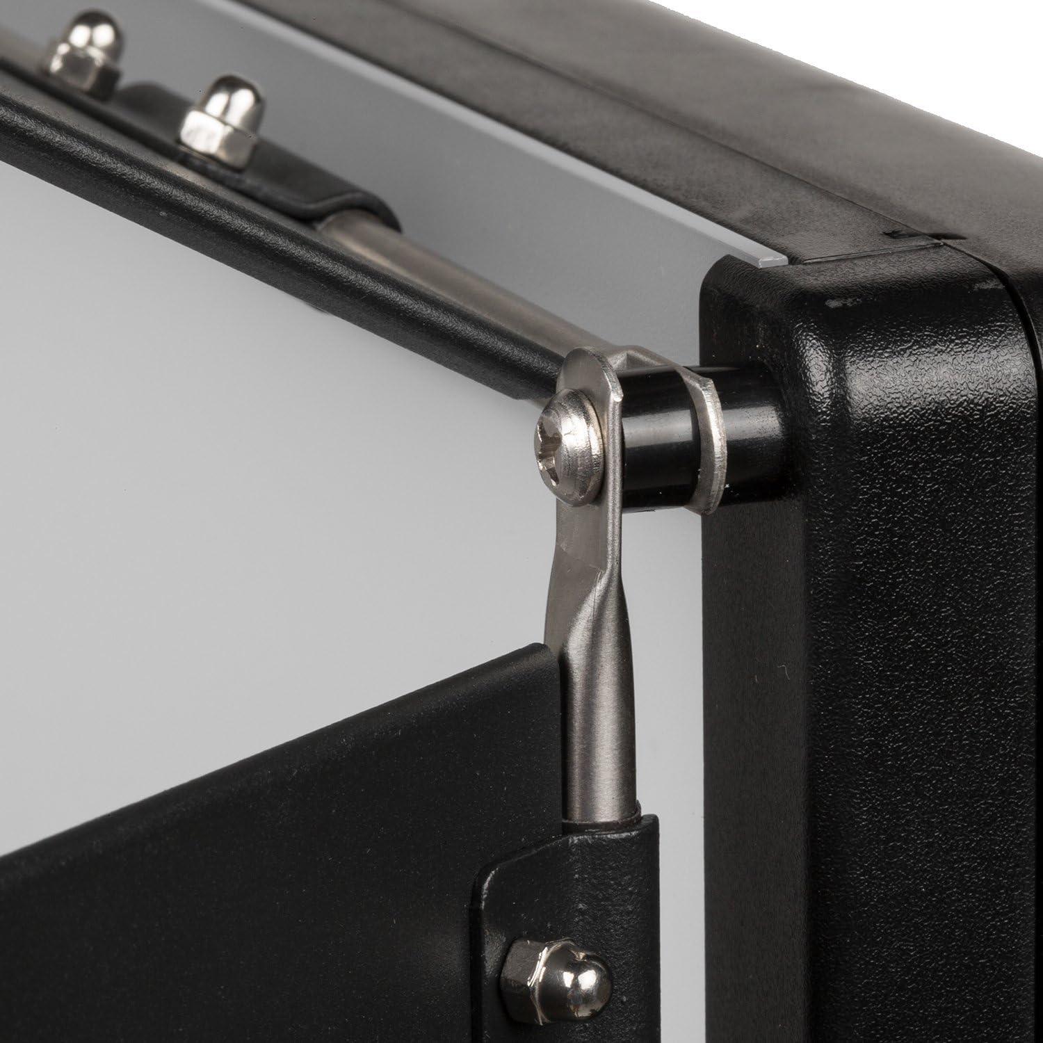 Ikan Lyra (3X) Daylight 5600K Soft Panel LED (3) 1 x 1 Studio Lighting Kit with Gold & V-Mount Battery Plate, Barndoors, Stands and Case Included (LW10-3PT-KIT) - Black