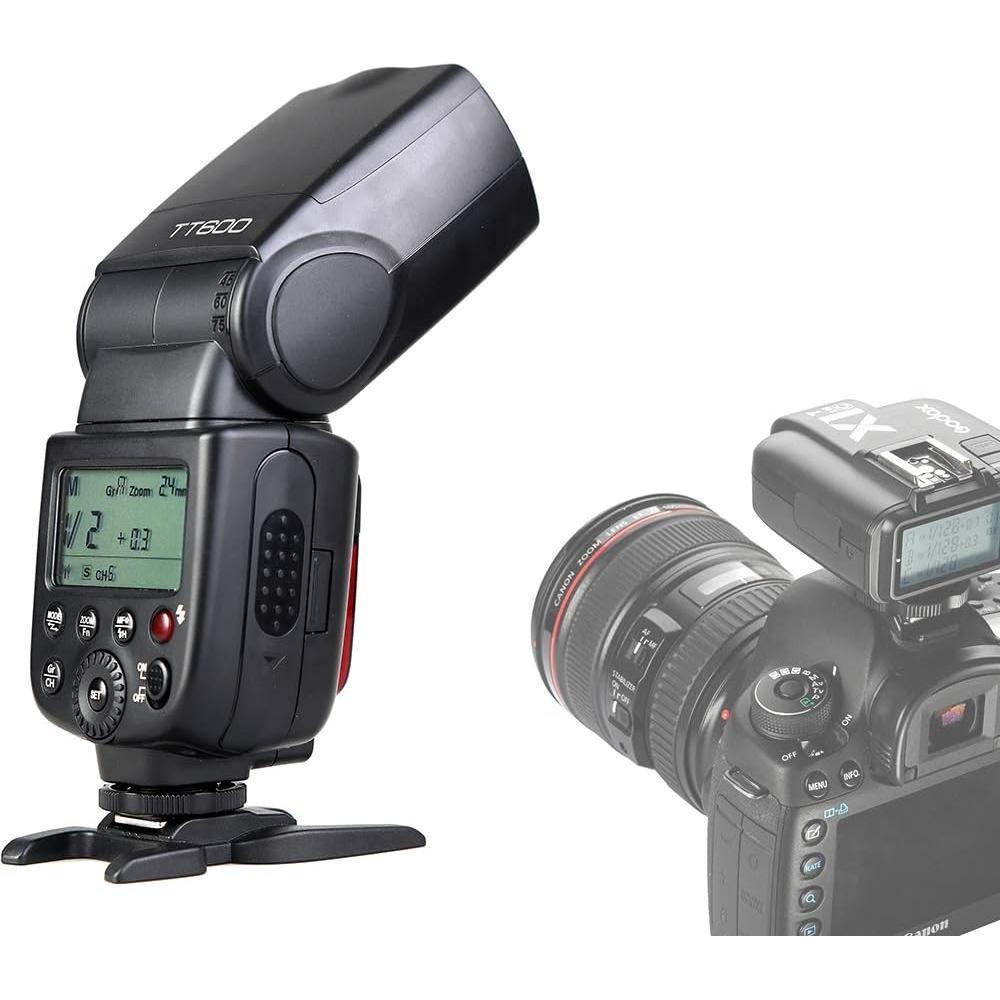 Kit de Flash Godox TT600 3PCS con Transmisor X2T-C para Canon