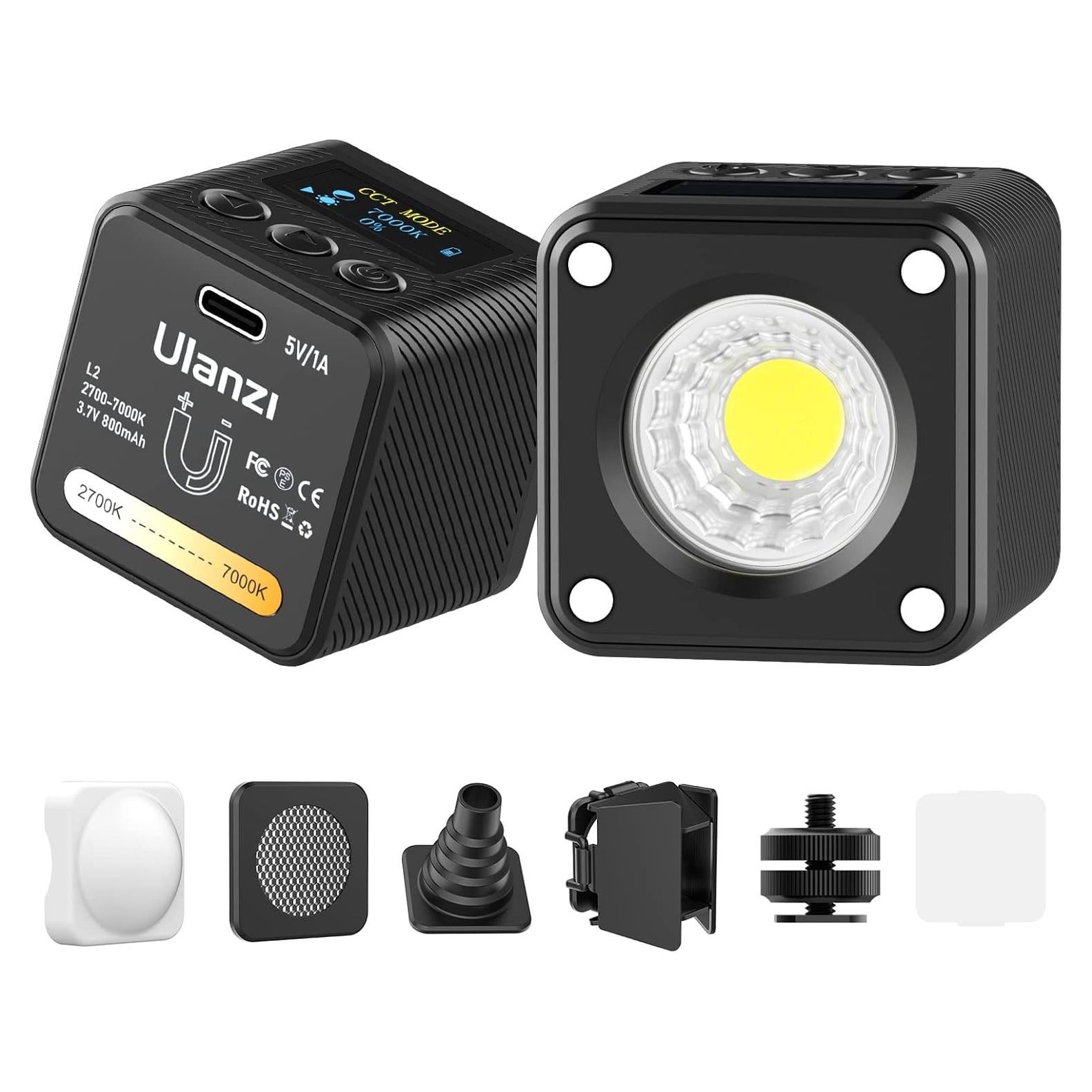 Luz de Video ULANZI L2 Bi-Color LED 2700-7000K 800mAh