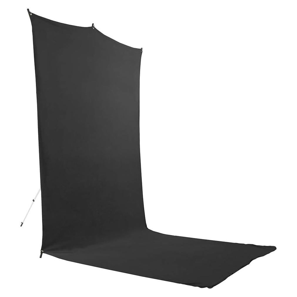 Kit de Fondo de Viaje Savage 1.52m x 3.66m Negro con Soporte