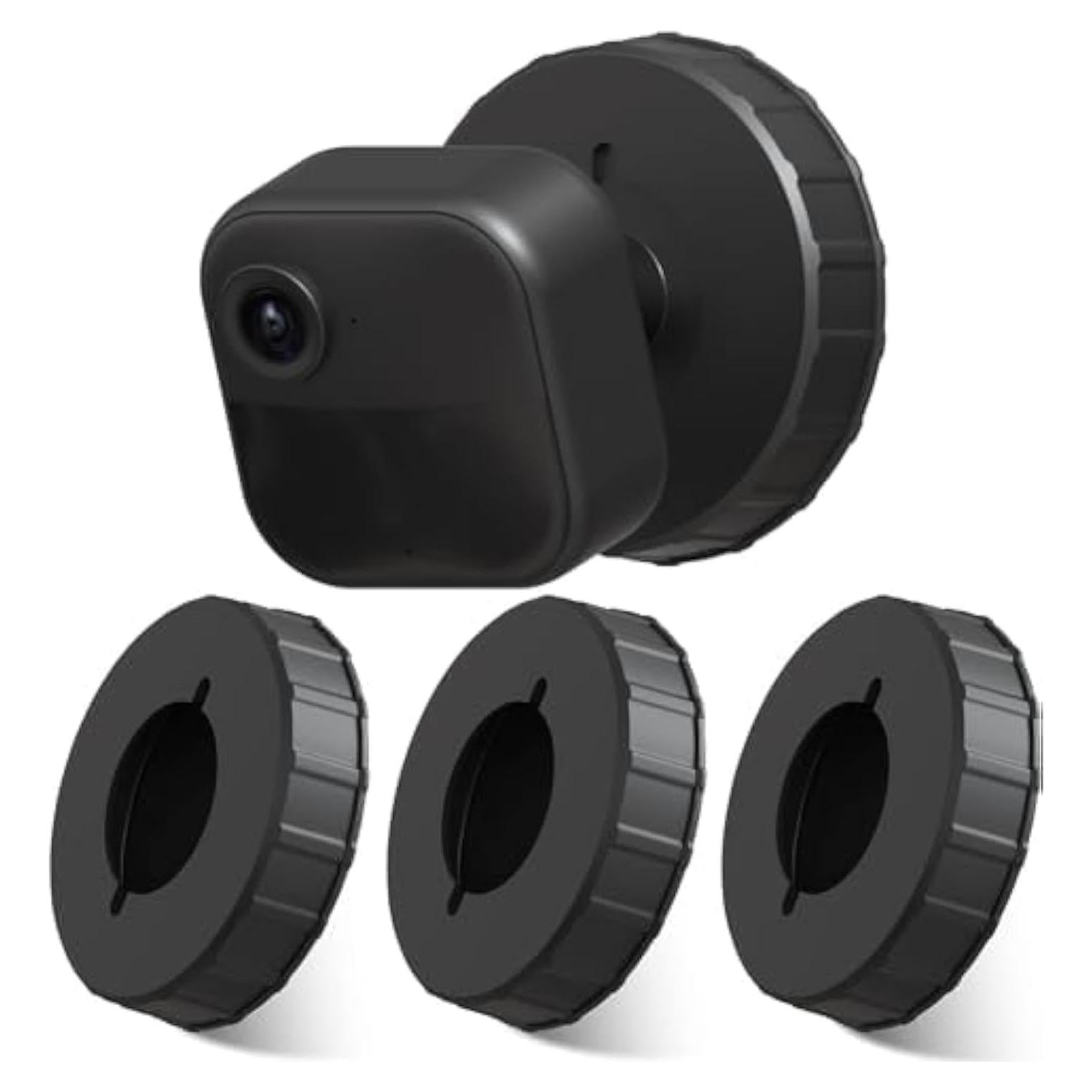 Soporte Adhesivo para Cámara Blink - Montaje 360° Negro - 3 Pzas