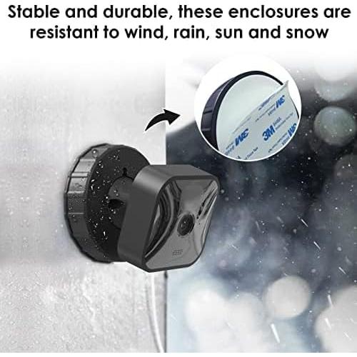 Soporte Adhesivo para Cámara Blink - Montaje 360° Negro - 3 Pzas