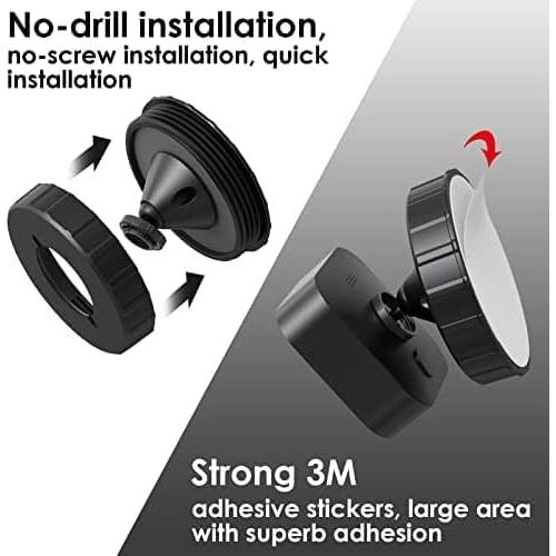 Soporte Adhesivo para Cámara Blink - Montaje 360° Negro - 3 Pzas