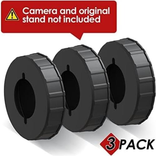 Soporte Adhesivo para Cámara Blink - Montaje 360° Negro - 3 Pzas