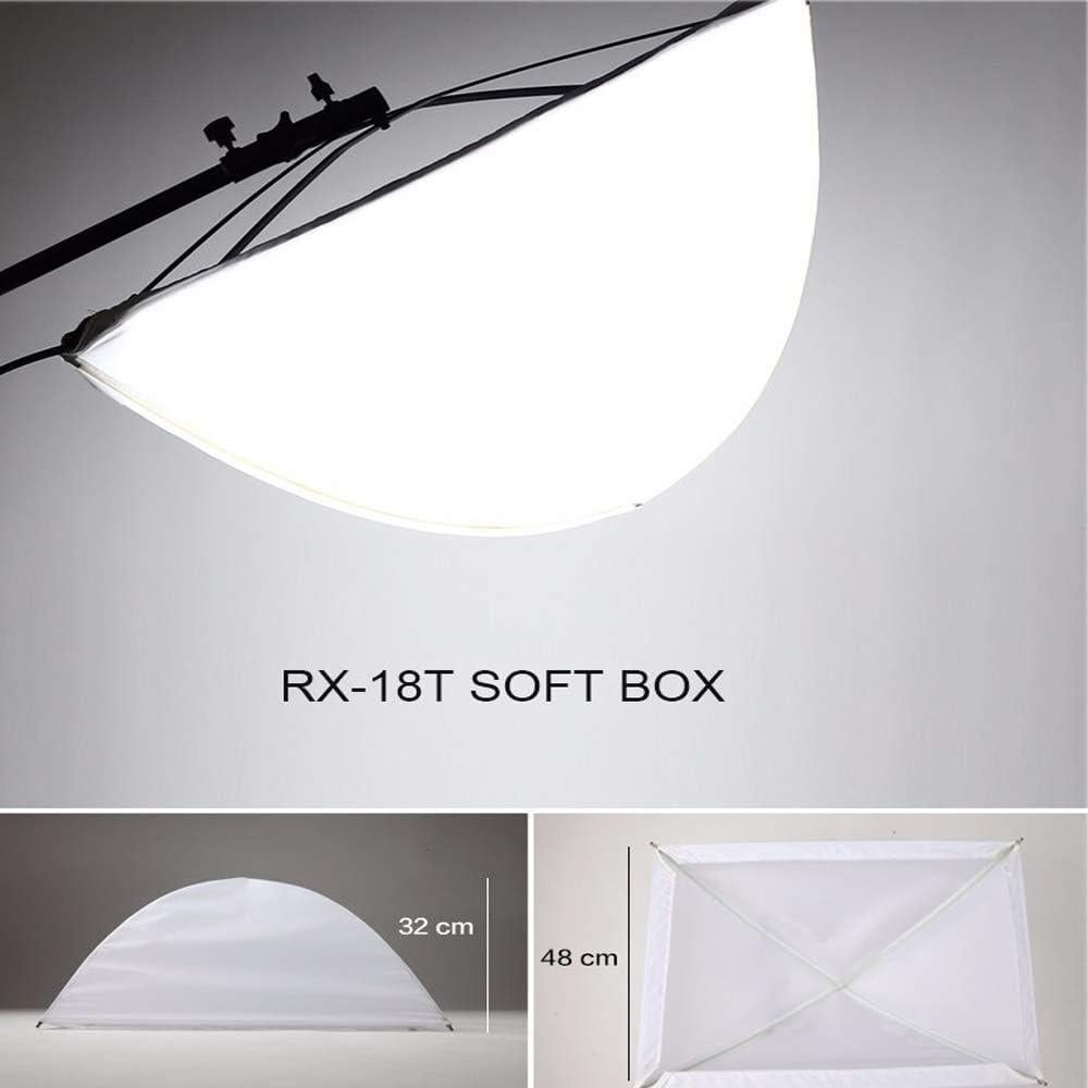 Luz LED Fotográfica Portátil Falcon Eyes RX-18T 62W con Difusor