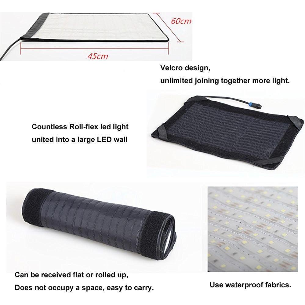 Luz LED Fotográfica Portátil Falcon Eyes RX-18T 62W con Difusor