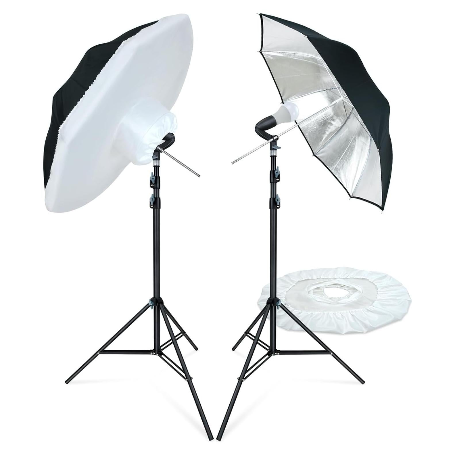 Kit de Paraguas de Iluminación Fotográfica LINCO 32" y 33"