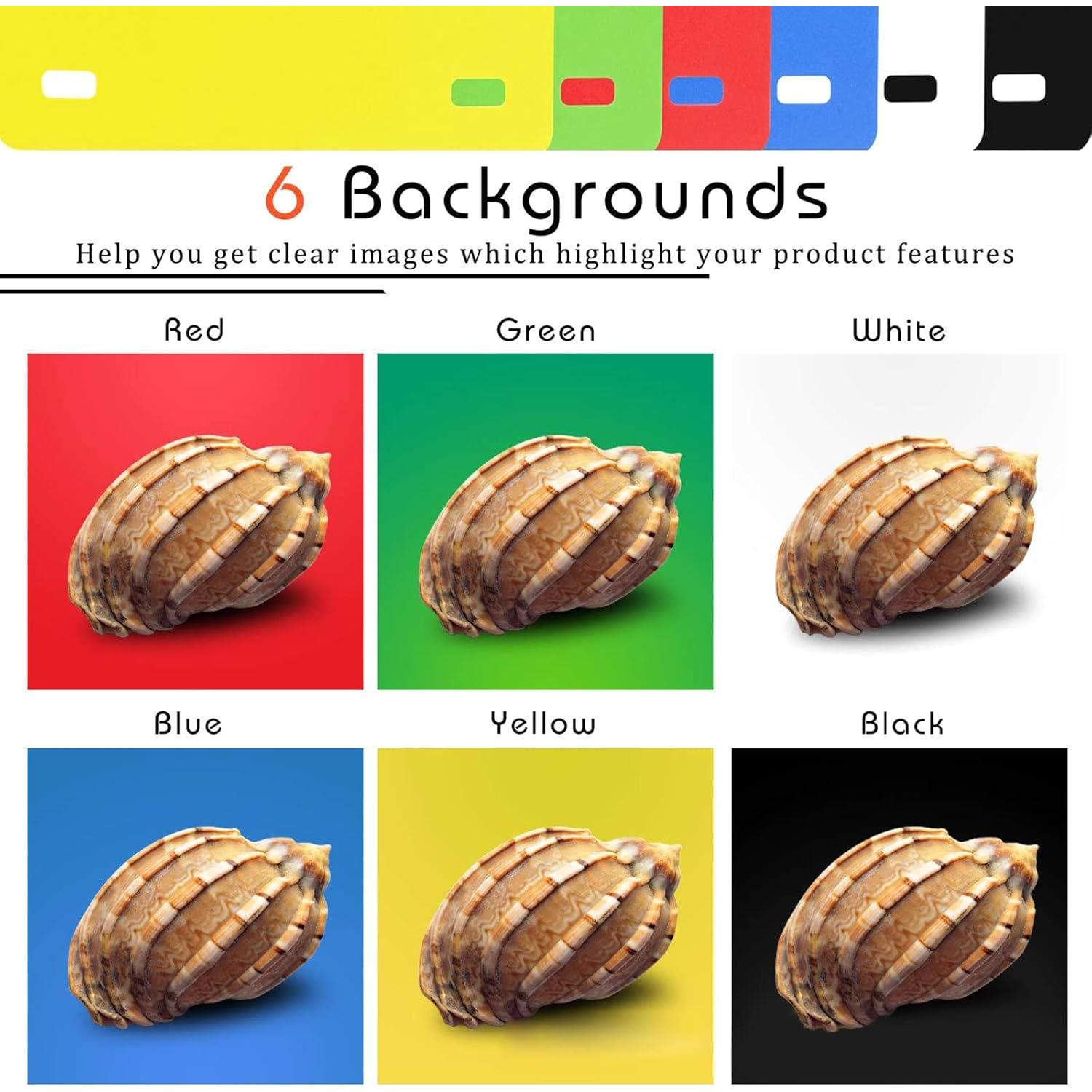 Portable LED Panels Folding Light Box Photography Photo Studio Softbox Lighting Kit Light Box for Digital DSLR Camera Light Tents for Photography