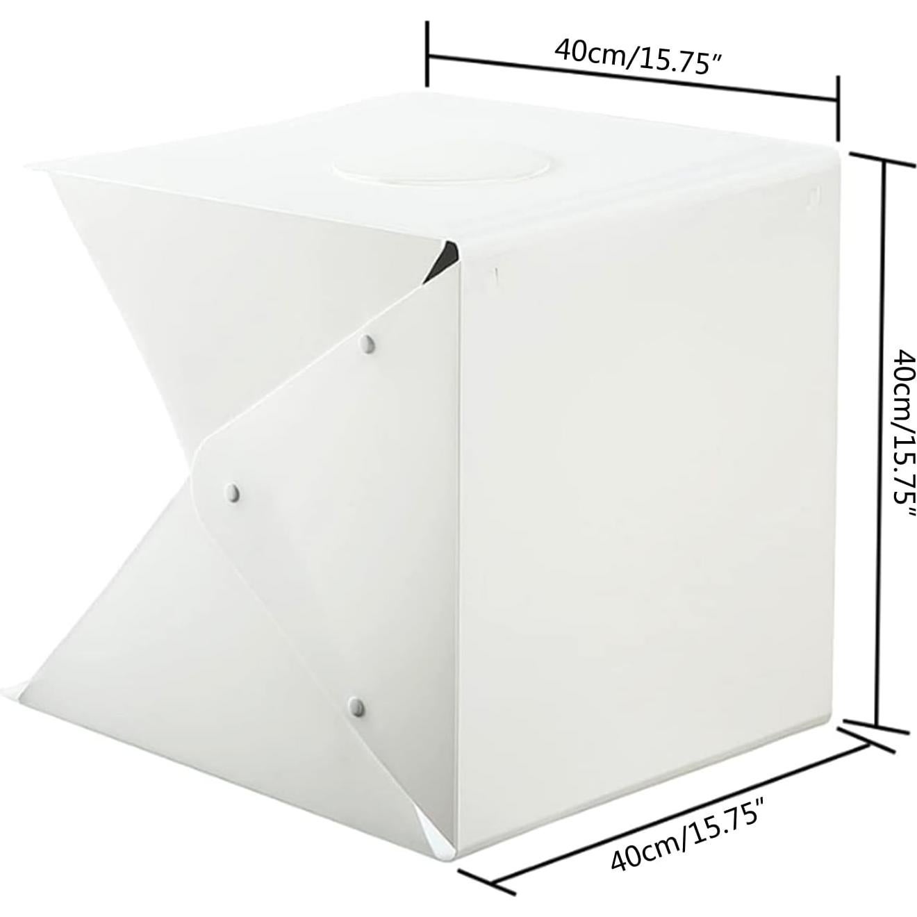 Portable LED Panels Folding Light Box Photography Photo Studio Softbox Lighting Kit Light Box for Digital DSLR Camera Light Tents for Photography