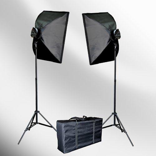 ePhoto Video Continuous Softbox Hair Light Photograpy Studio Portrait 2800 watt Boom Lighting Kit with Carrying Case by ePhotoINC VL9026s4