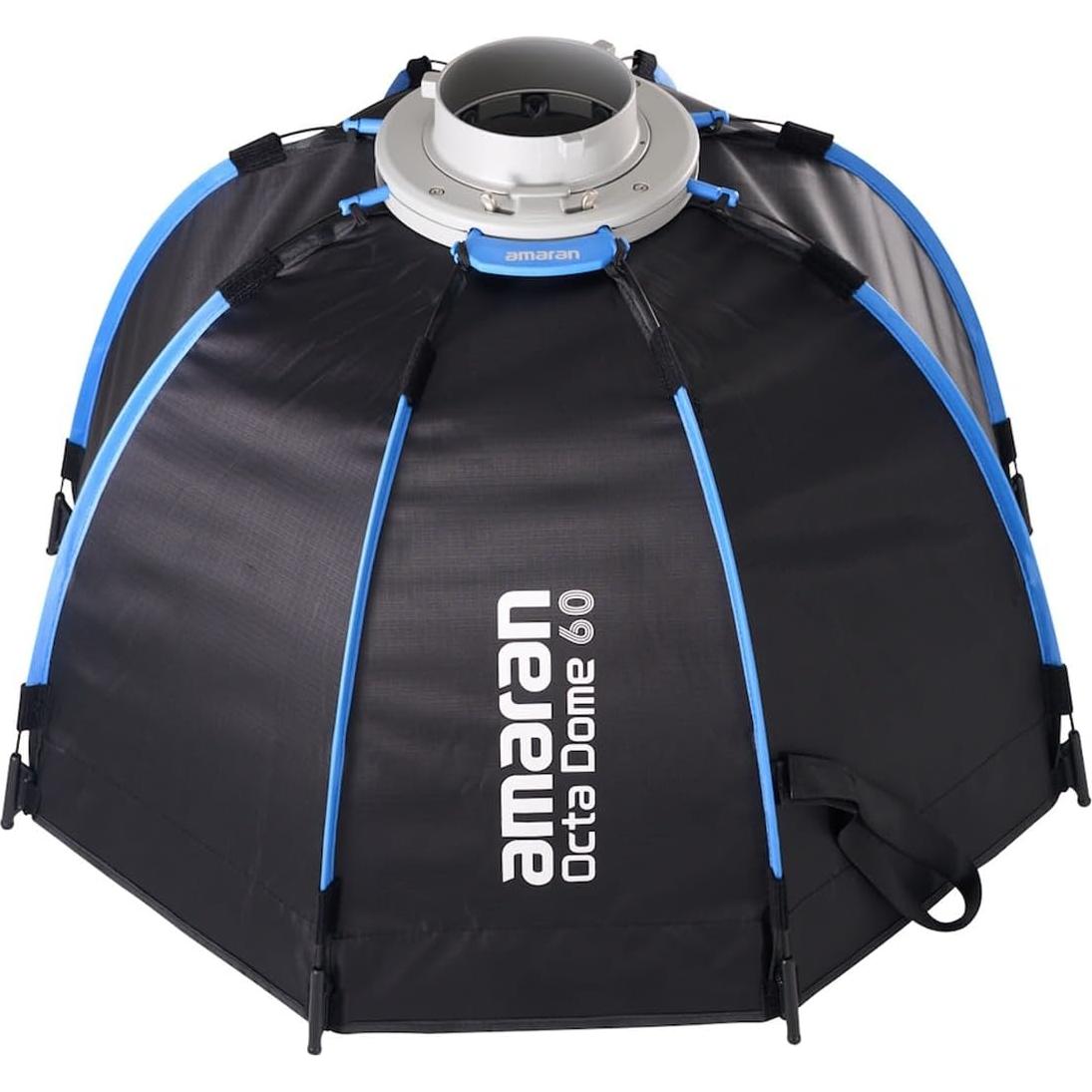 Amaran Octa Dome 60 24''/60cm Octagonal Softbox with Honeycomb Carrying Bag Folding & Quick Installation Compatible with Amaran 300C/150C/200X/100X/100D/60x S/60d S,by Aputure