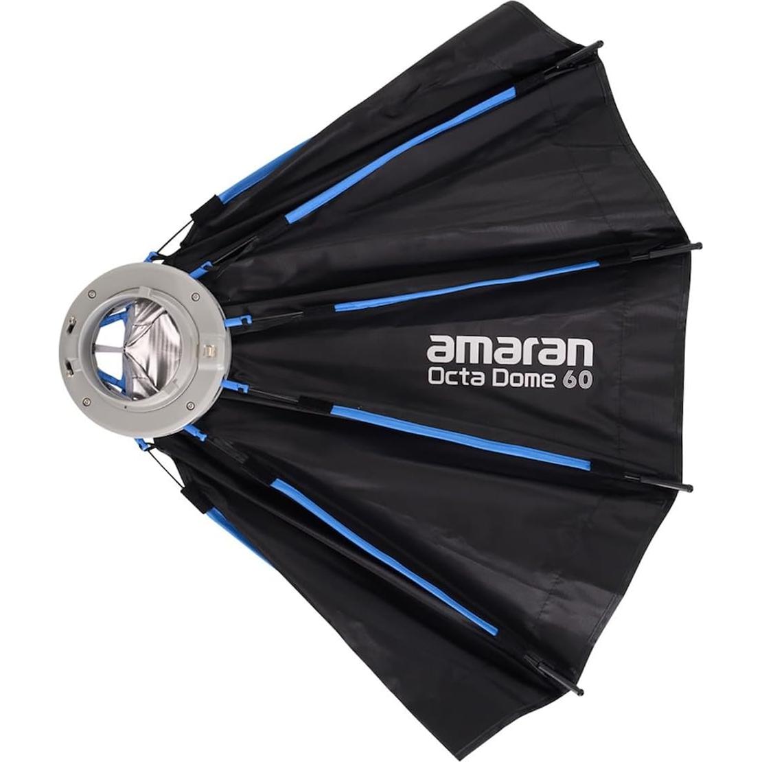 Amaran Octa Dome 60 24''/60cm Octagonal Softbox with Honeycomb Carrying Bag Folding & Quick Installation Compatible with Amaran 300C/150C/200X/100X/100D/60x S/60d S,by Aputure