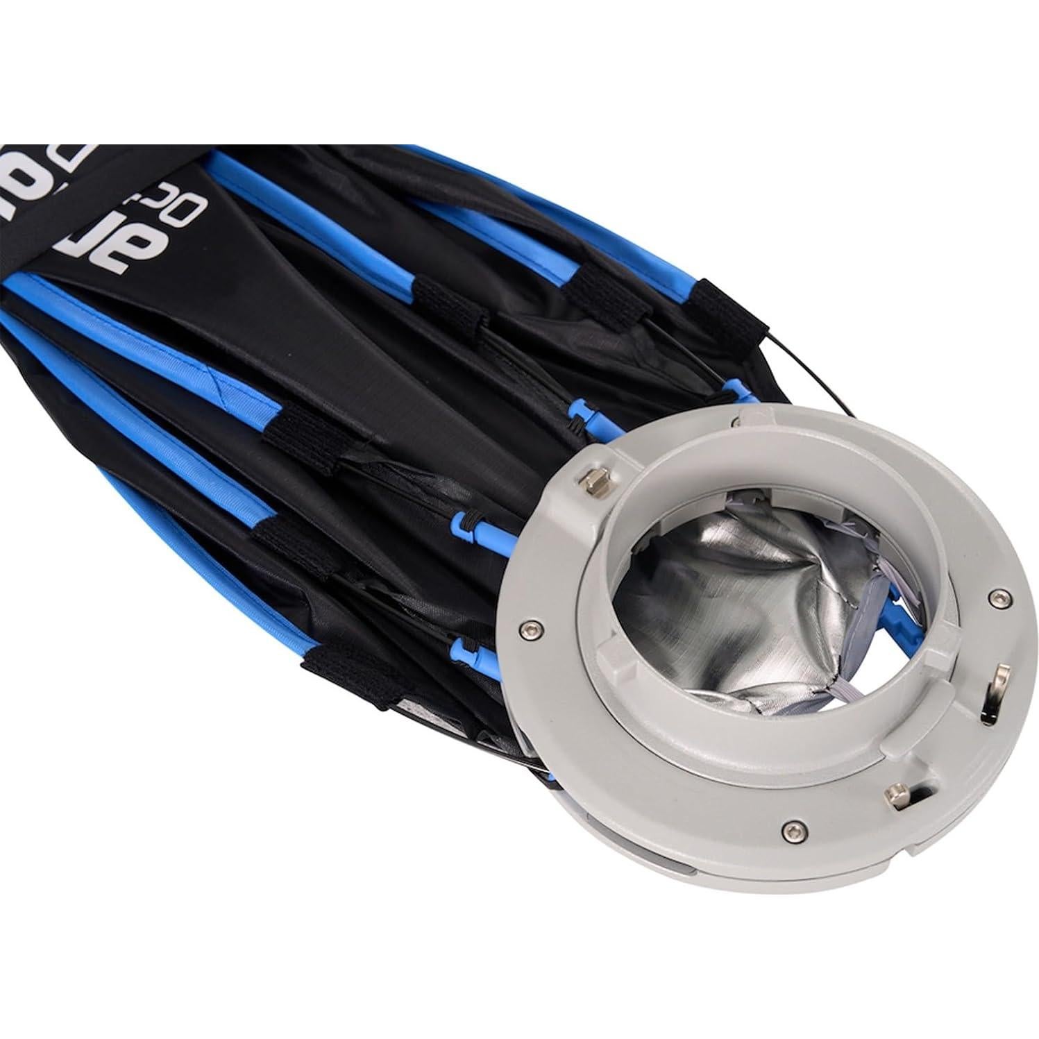 Amaran Octa Dome 60 24''/60cm Octagonal Softbox with Honeycomb Carrying Bag Folding & Quick Installation Compatible with Amaran 300C/150C/200X/100X/100D/60x S/60d S,by Aputure