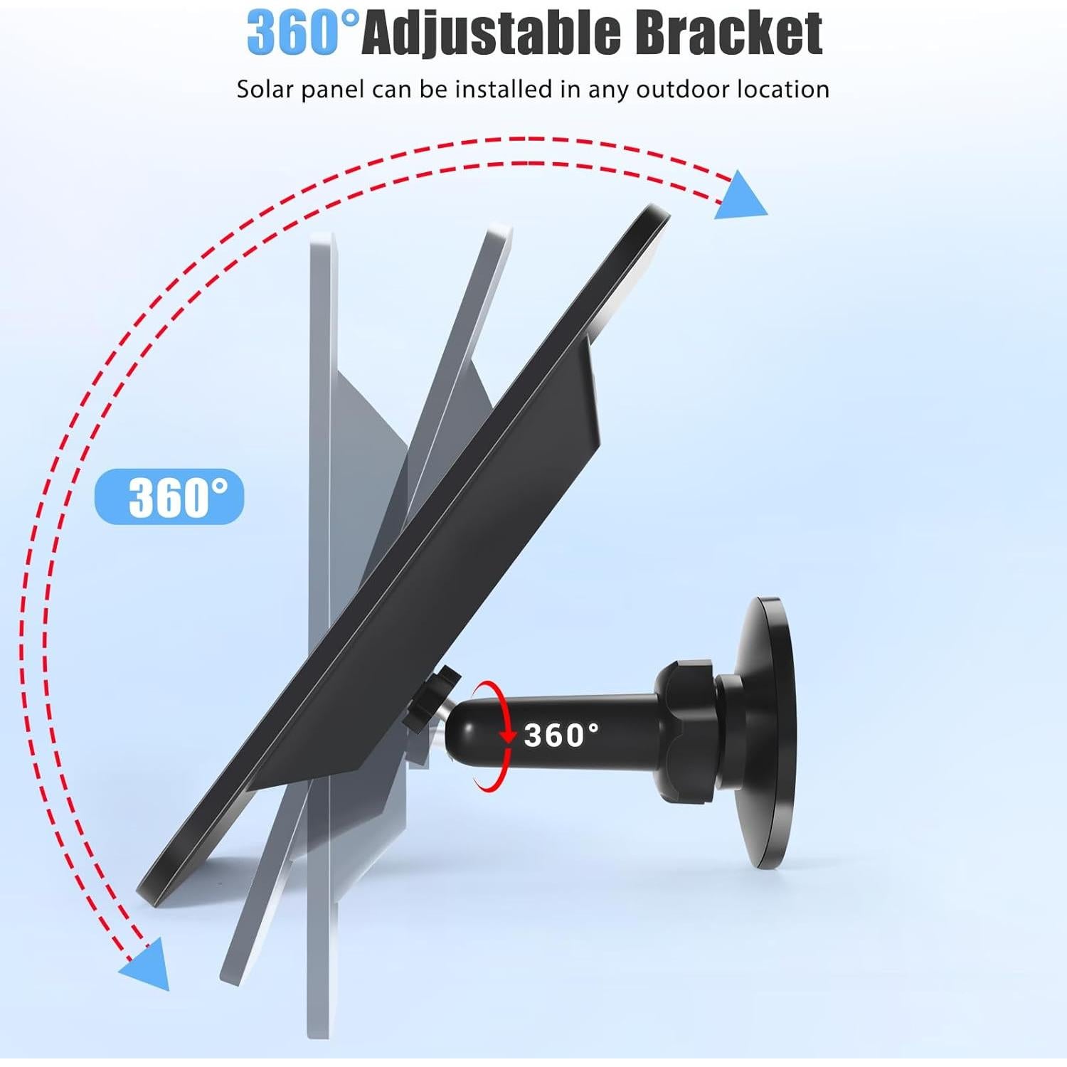Panel Solar BGJOY para Cámara Blink Exterior 4 - 2 Paquete
