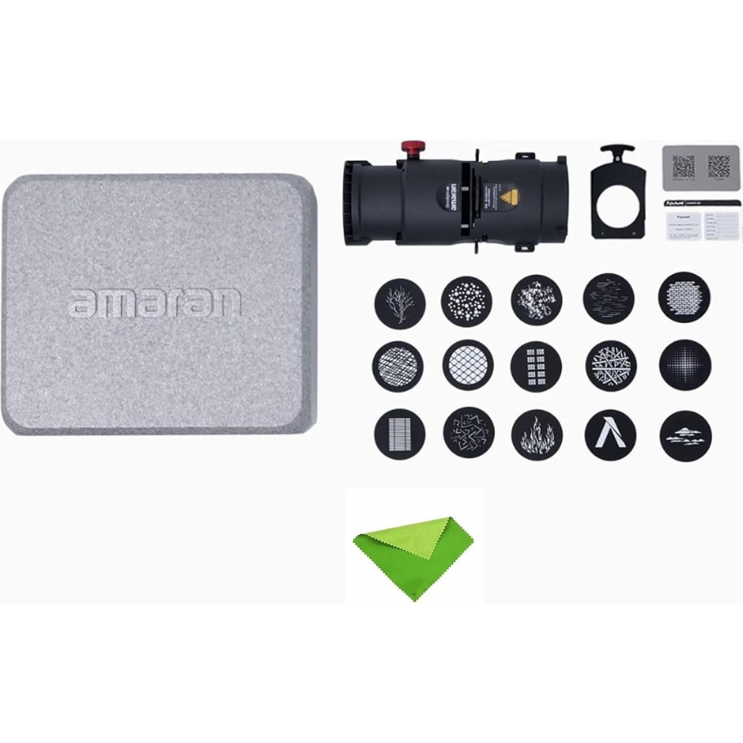 Kit de Lente de Proyección Aputure Amaran 19° para Luces Bowens