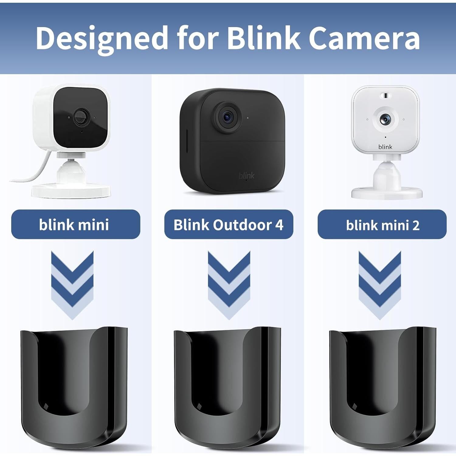 Soporte Adhesivo para Cámara Blink - Paquete de 3