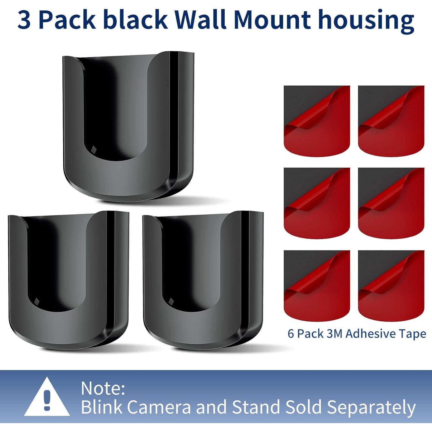 Soporte Adhesivo para Cámara Blink - Paquete de 3