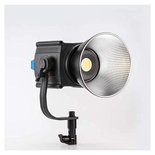 300W Daylight 300D LED Video Light with Bowens Mount 5600K High Power Continuous Battery Powered Portable Studio Lighting Kit/V-Mount Plate, 11 Pre-Programmed Lighting Effects