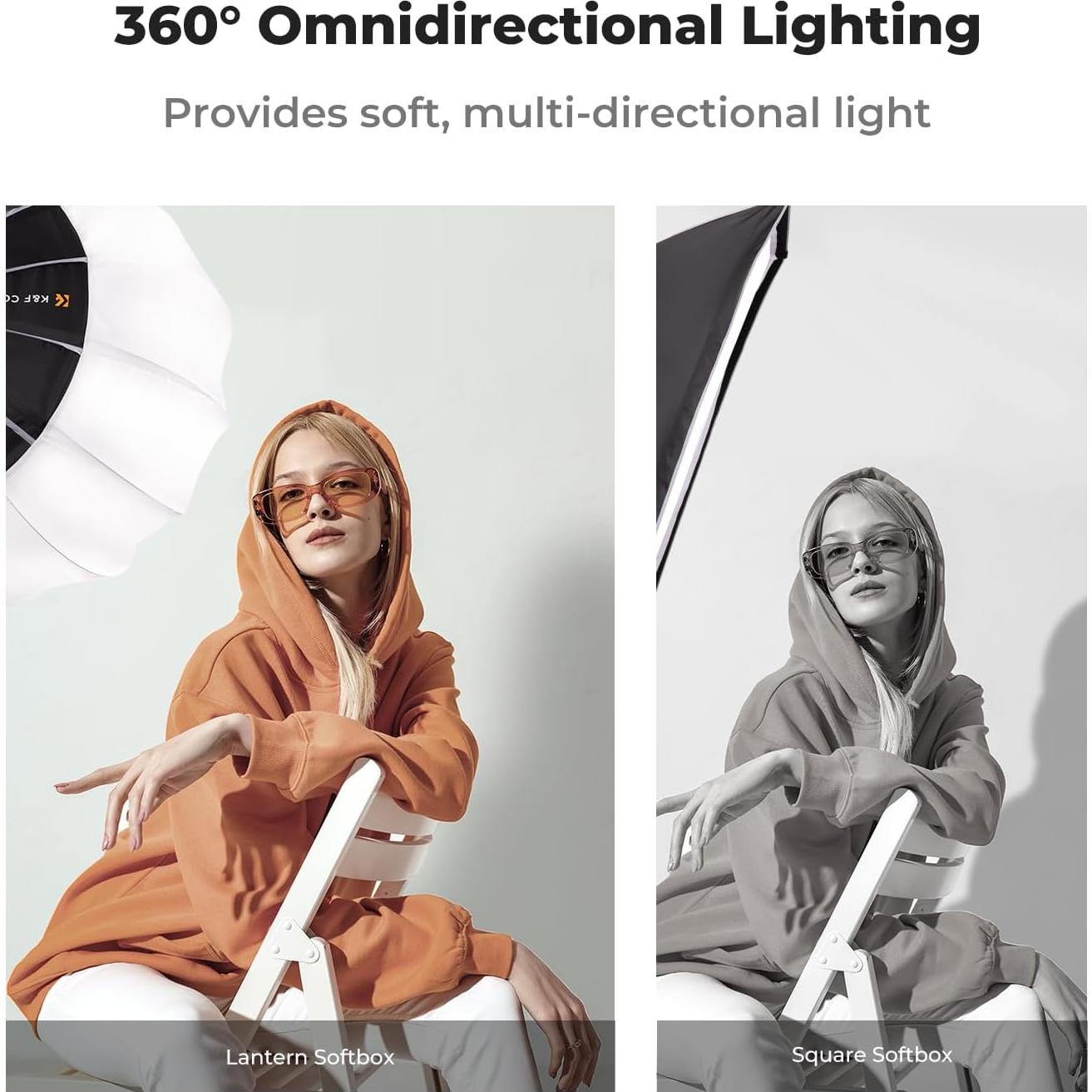 Softbox Linterna K&F Concept 65cm para Montura Bowens