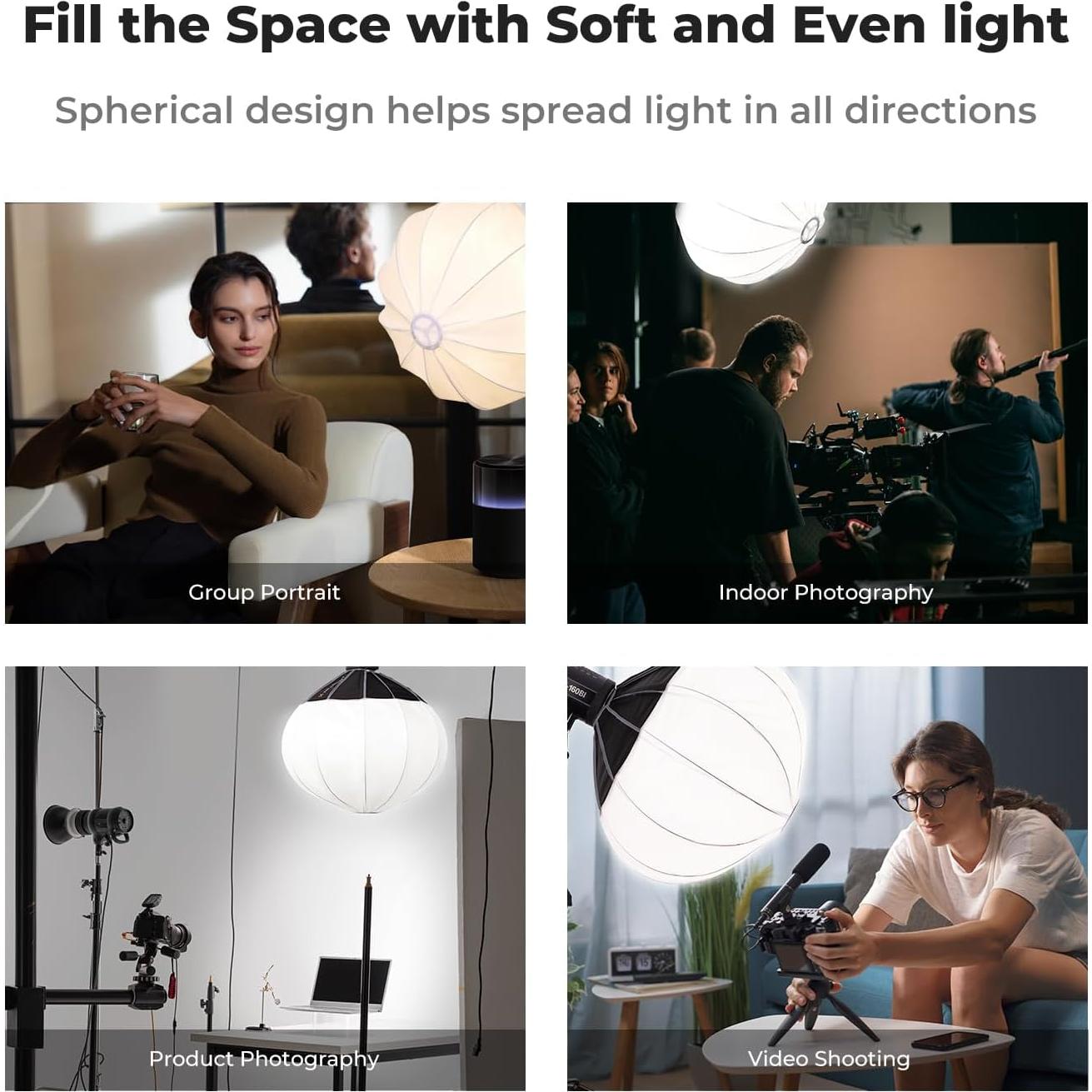 Softbox Linterna K&F Concept 65cm para Montura Bowens