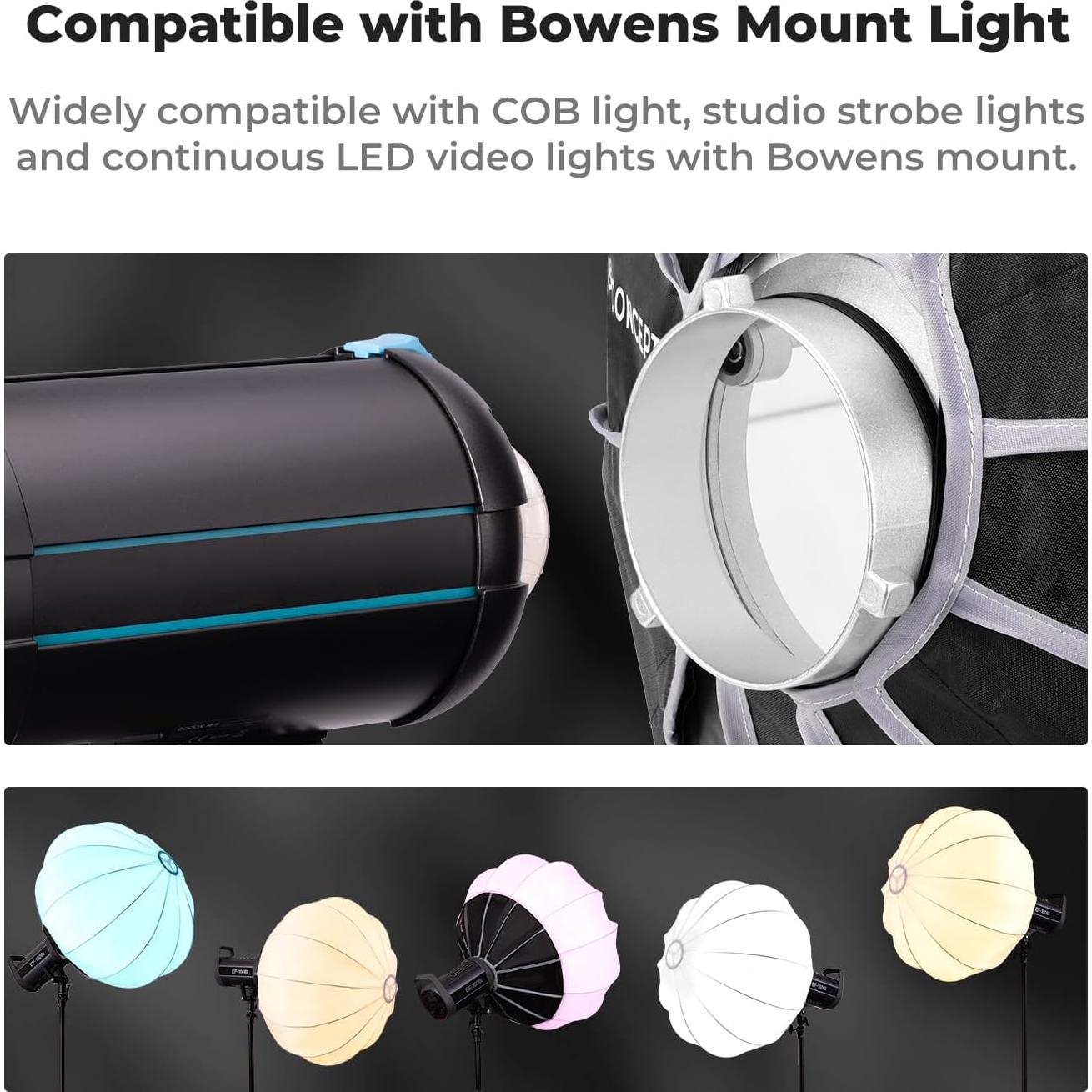 Softbox Linterna K&F Concept 65cm para Montura Bowens