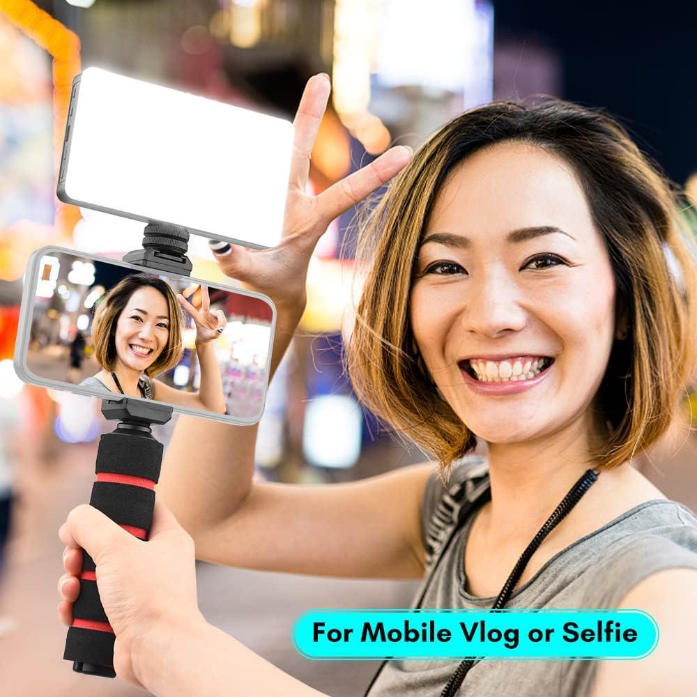 Kit de Luz de Video RGB Portátil HUNYA 2500K-9000K 20 Efectos