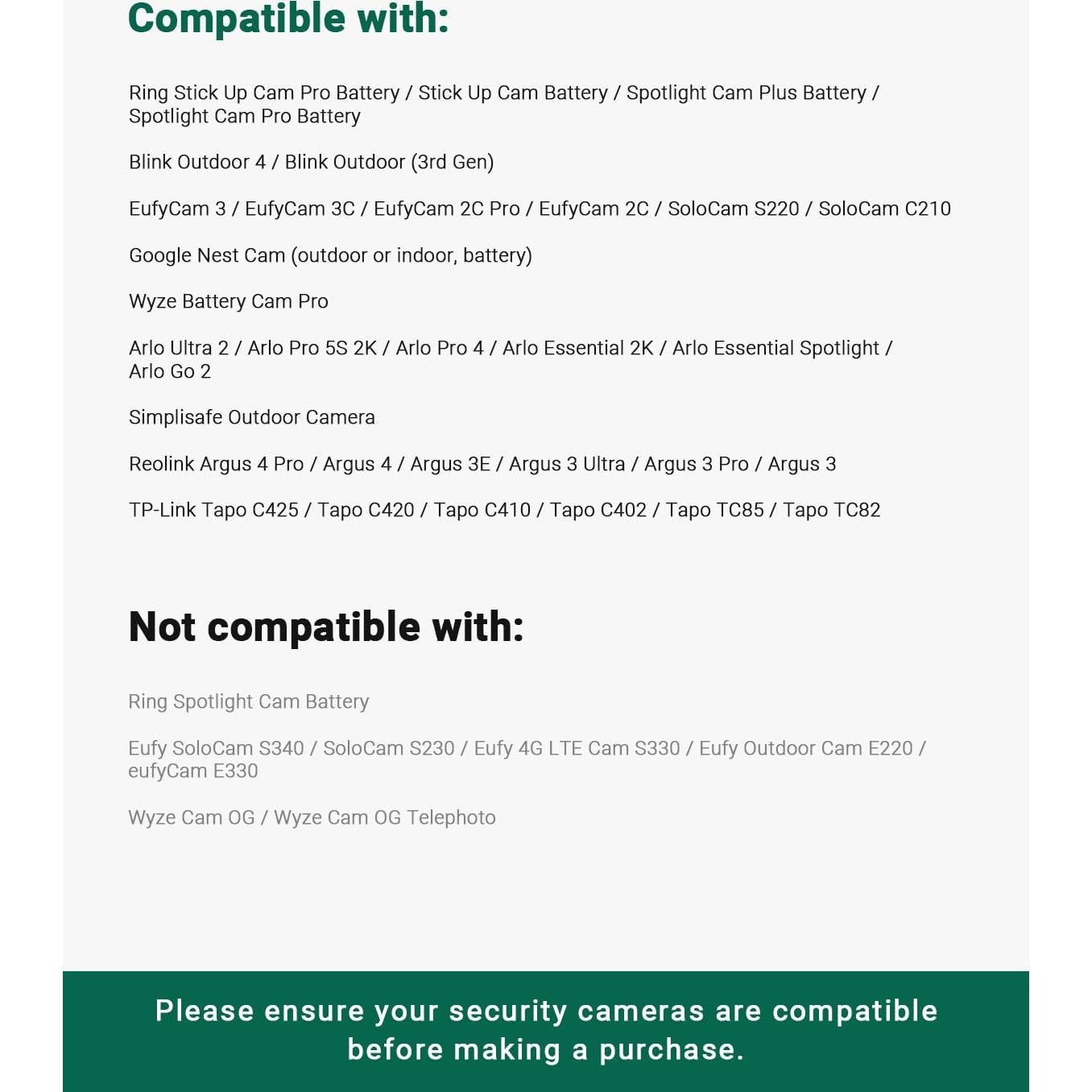 Soporte de Tierra Holicfun para Cámara de Seguridad Ajustable