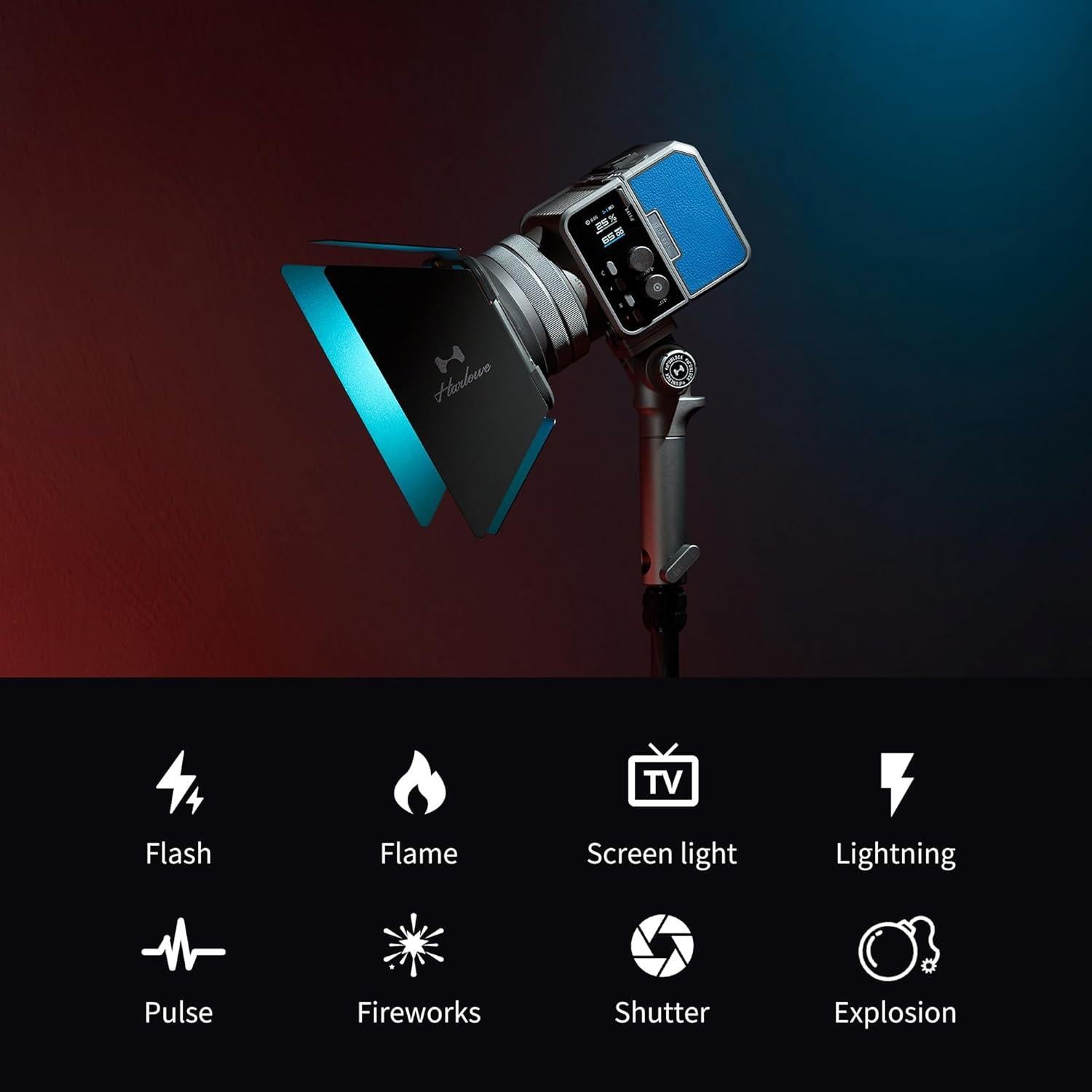 Kit de Iluminación Fotográfica Mini Max-X Harlowe 40W Bi-Color