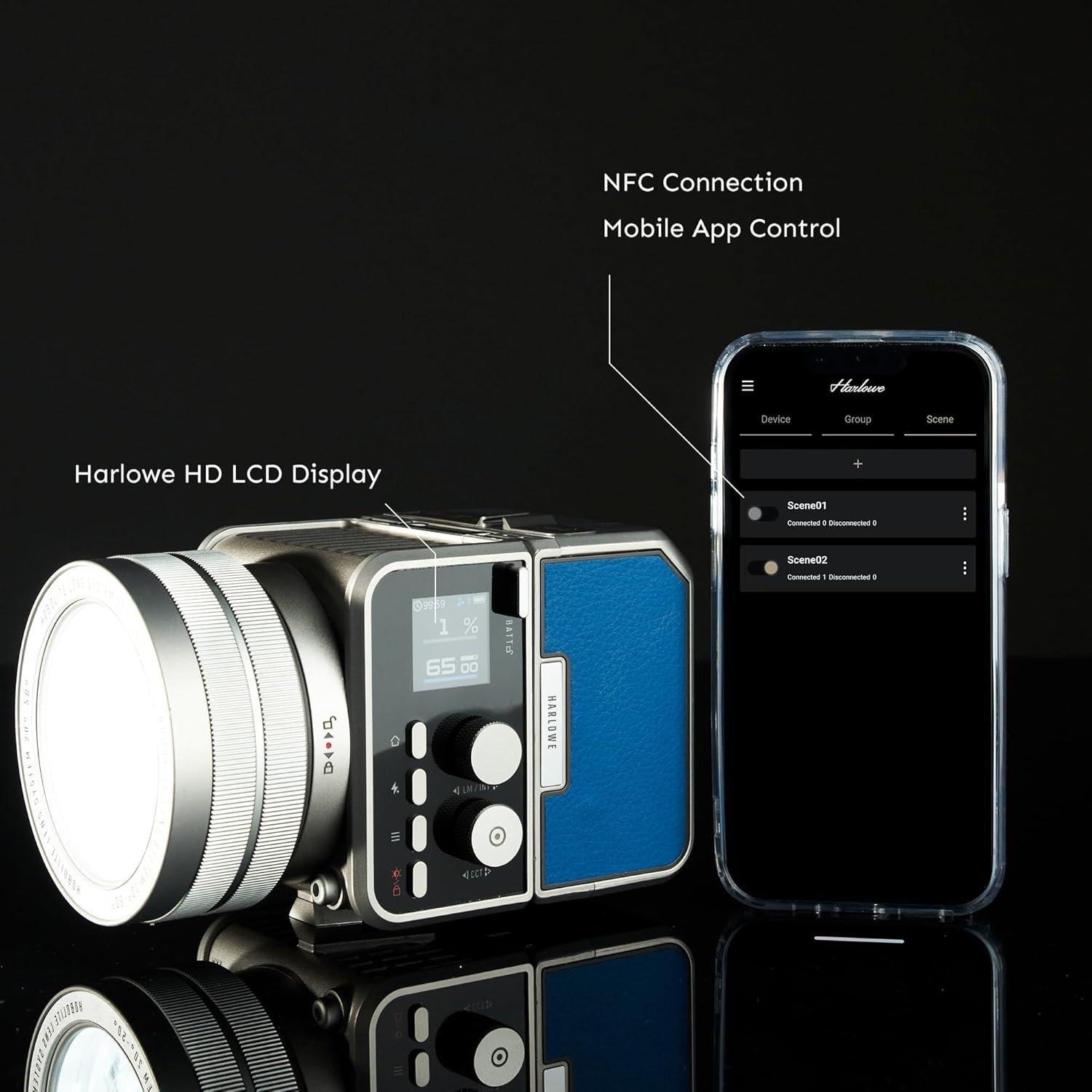 Kit de Iluminación Fotográfica Mini Max-X Harlowe 40W Bi-Color