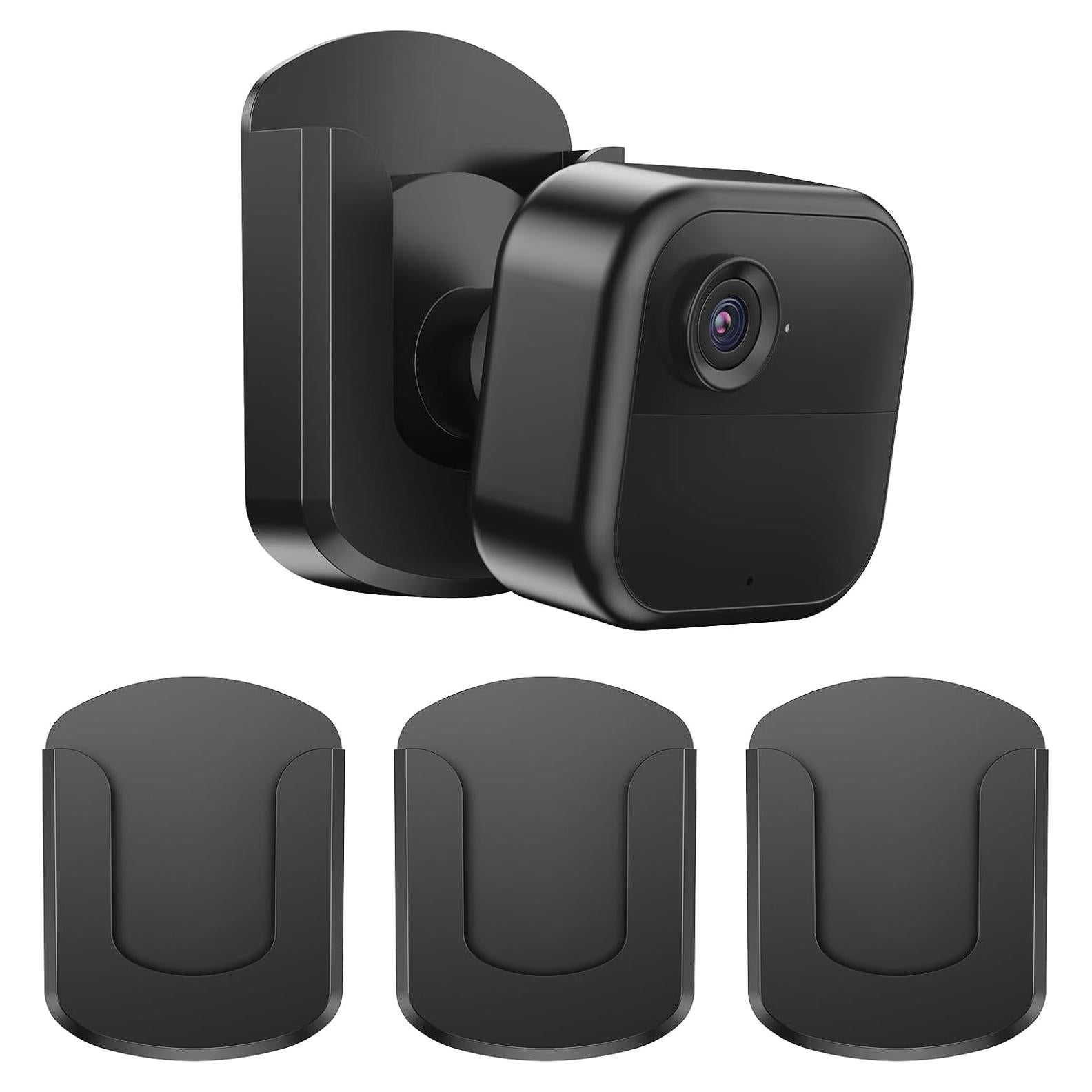 Paquete de 3 Soportes Adhesivos para Cámara Blink - Negro