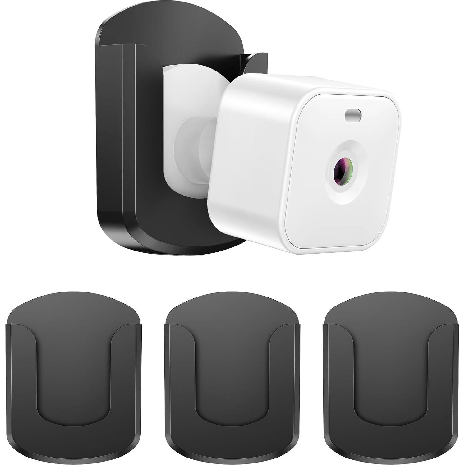 Paquete de 3 Soportes Adhesivos para Cámara Blink - Negro