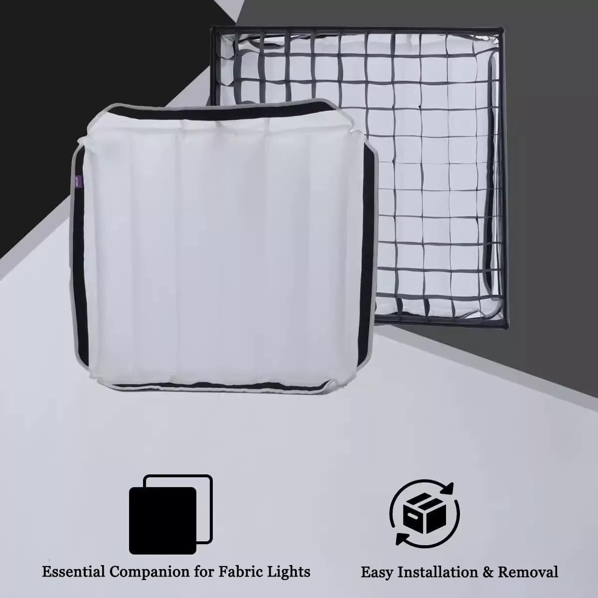 Caja Suave Inflable Inteligente Softbox 1.36kg 2x2ft Rápida