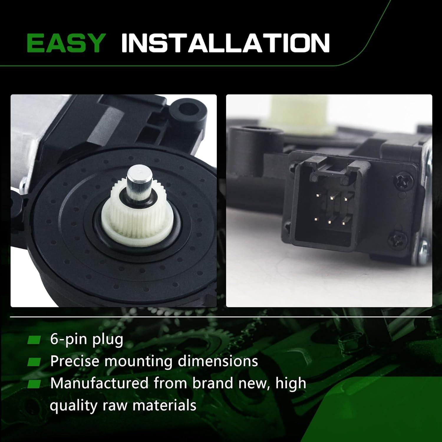 Motor de Ventana Eléctrica TCFWED Lado Pasajero Mazda y Toyota