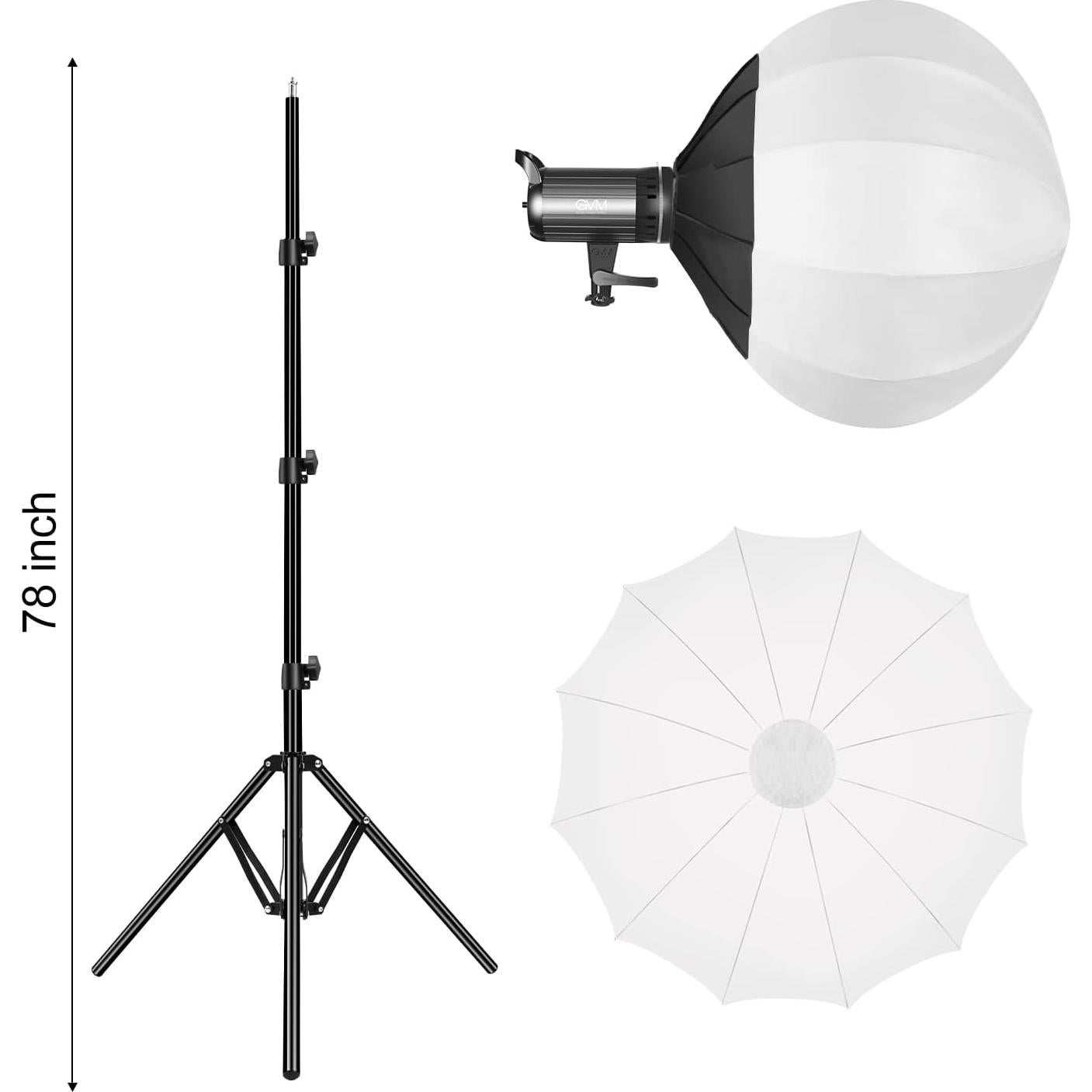 Luz de Video LED Bi-Color GVM G100W 3200K-5600K 6.4kg