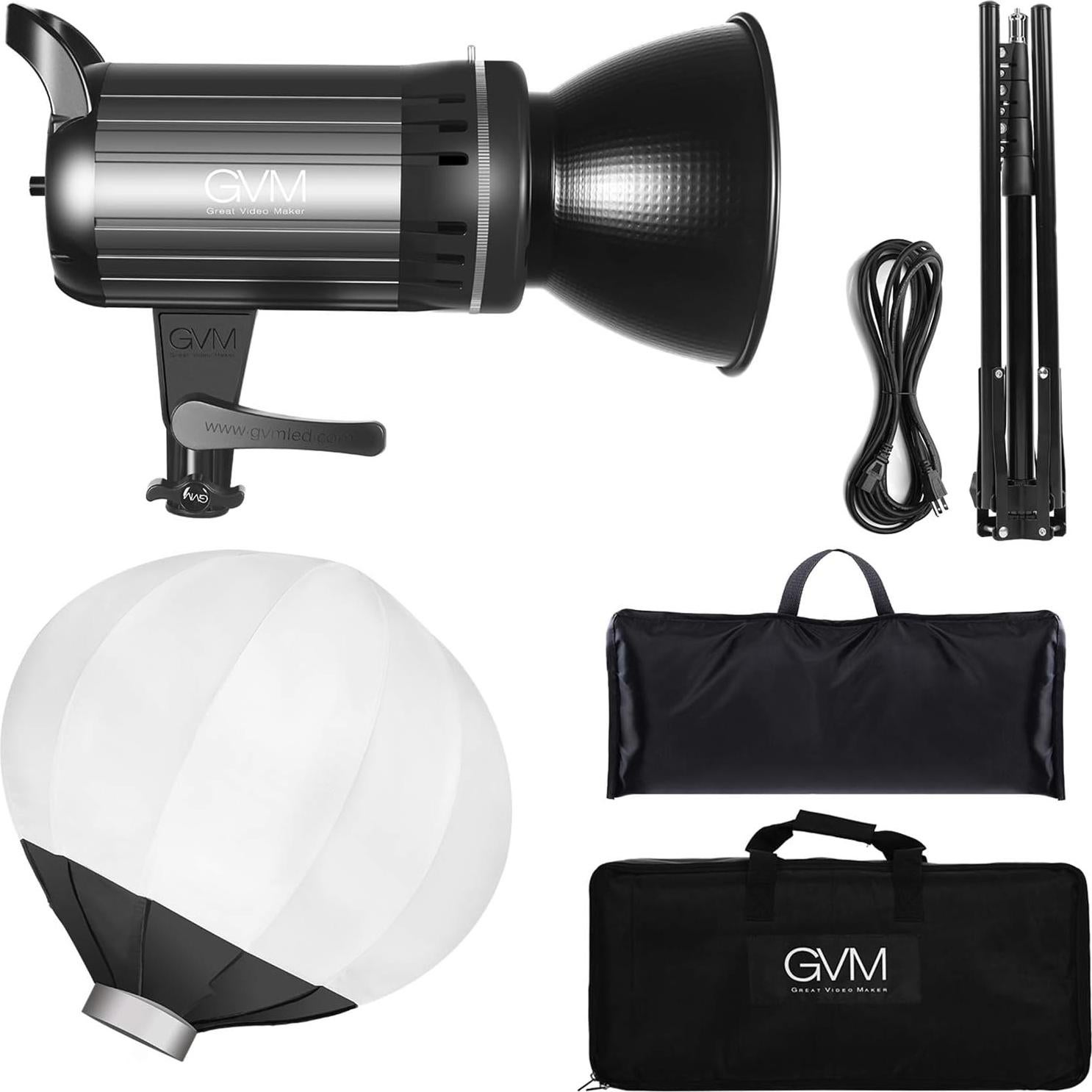 Luz de Video LED Bi-Color GVM G100W 3200K-5600K 6.4kg