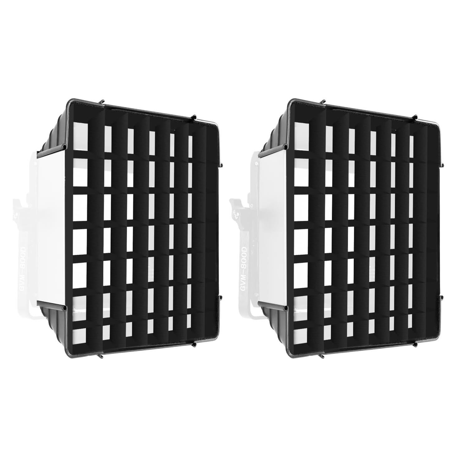 Difusor Softbox Plegable GVM 500 con Rejilla Panal 27.94cm