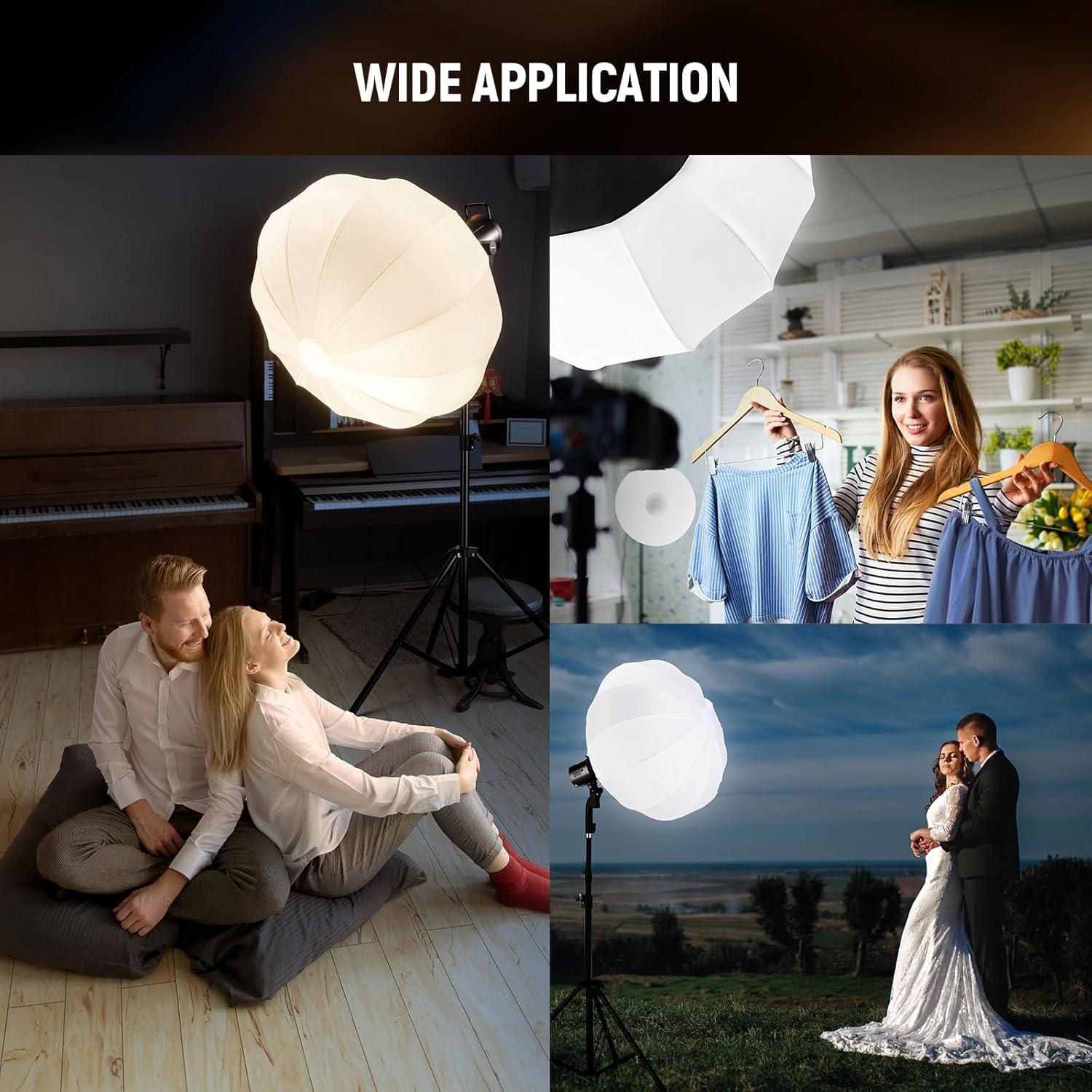 Linterna Softbox NEEWER 65cm con Montaje Bowens y Difusor