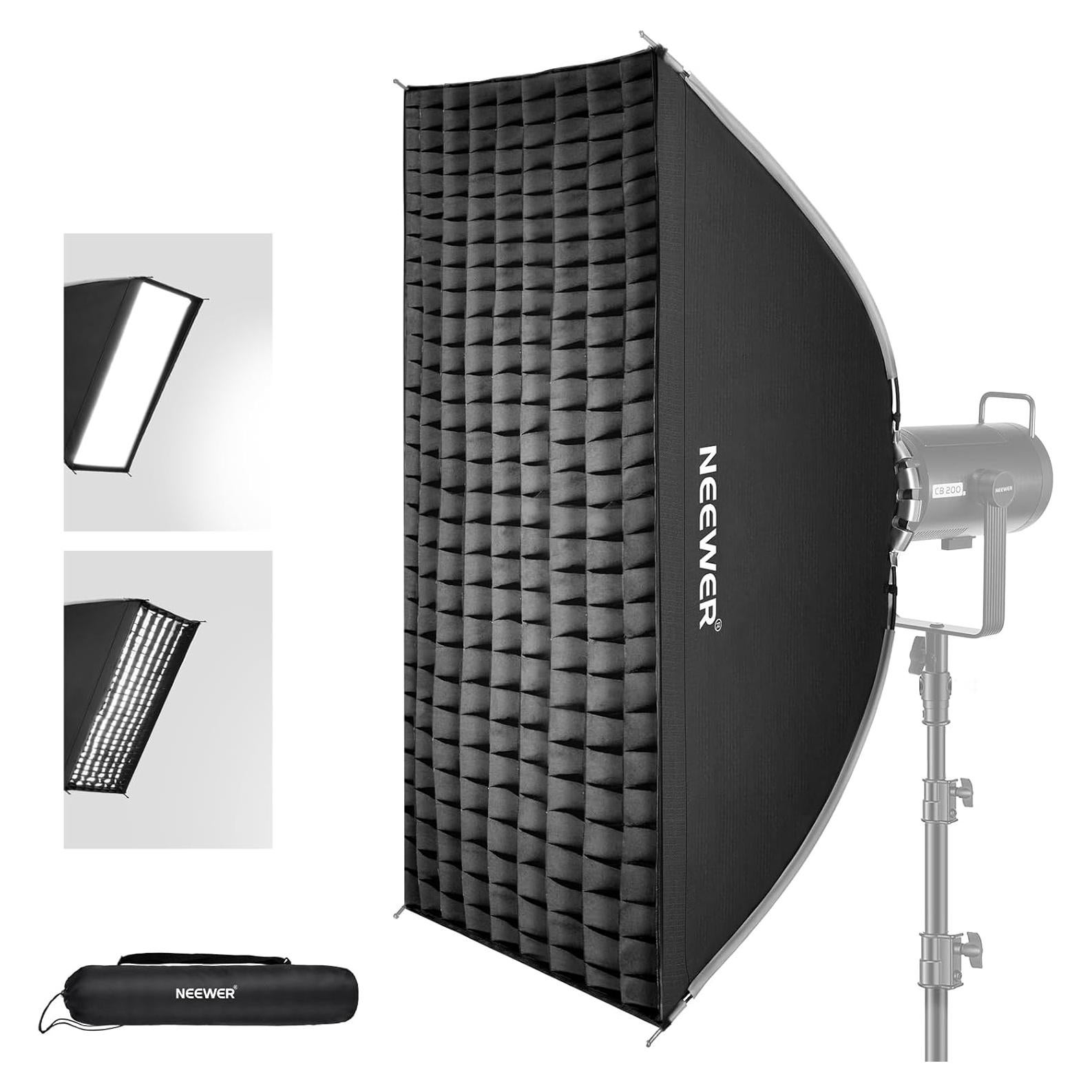 Softbox Rectangular NEEWER 60x90cm Plegable con Montura Bowens