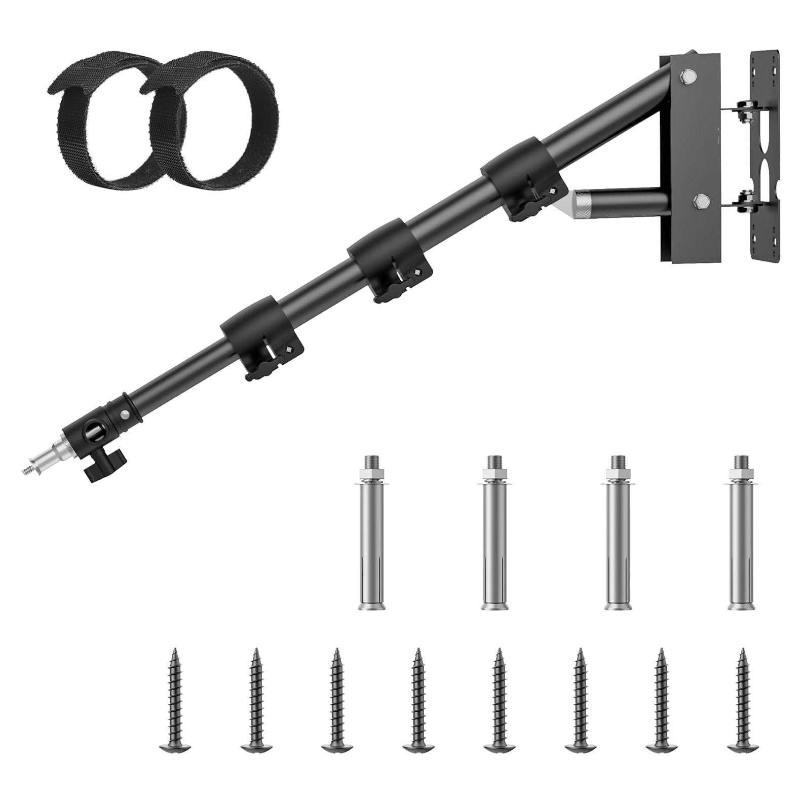 Soporte de Luz de Anillo Anautin Montado en Pared 110 cm