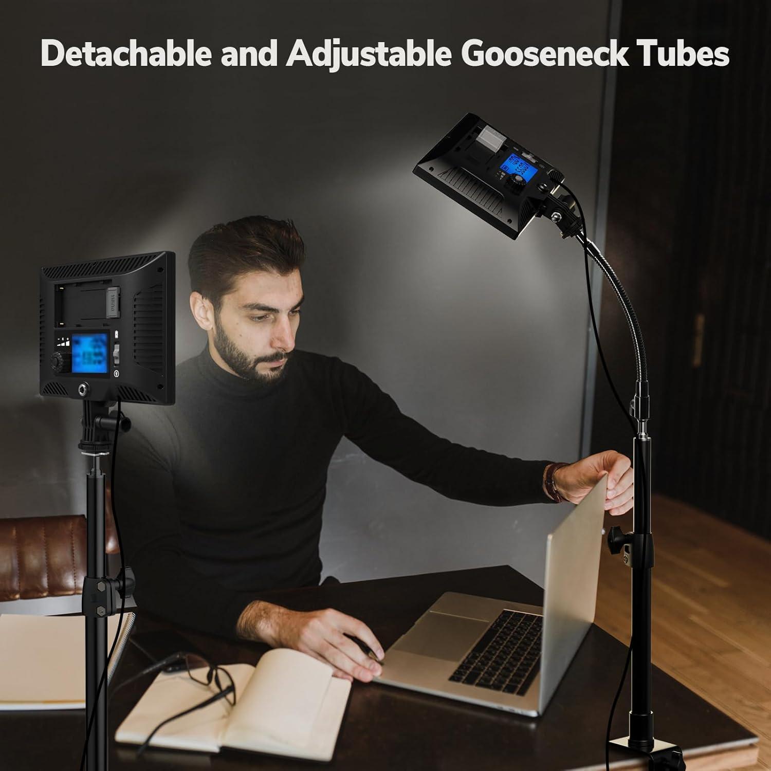 Kit de Luz LED Dazzne D20 Bi-Color Regulable 3200-5600K