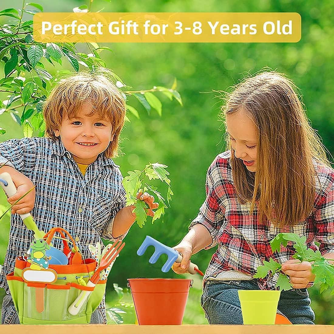 Juego de Jardinería para Niños Homegician 12 Piezas Verde