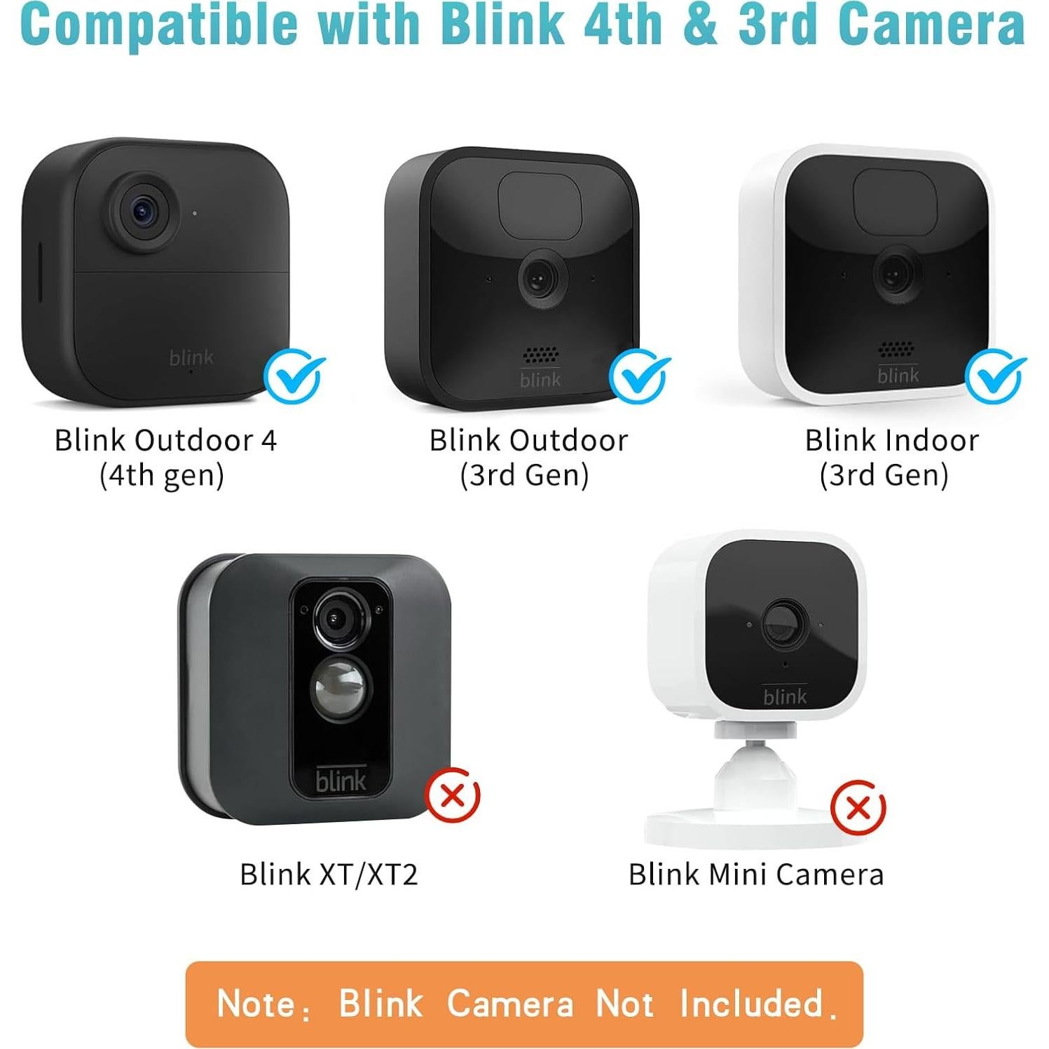 Soporte para Cámara Blink Exterior SIBADA Paquete de 5