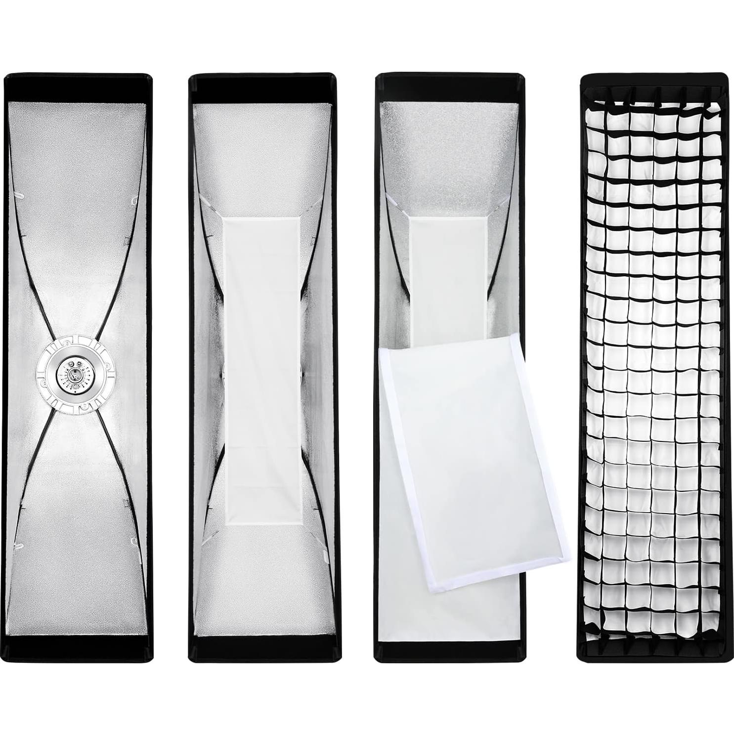 Softbox Godox 33 x 160 cm con Montura Bowens y Rejilla