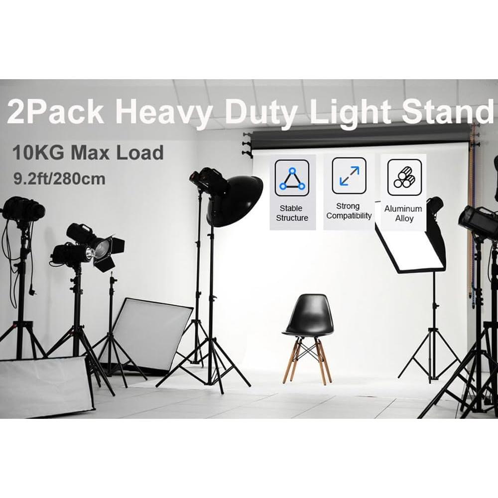 Soporte de Luz de Aluminio YIDAMOPACN 280cm 10KG Ajustable